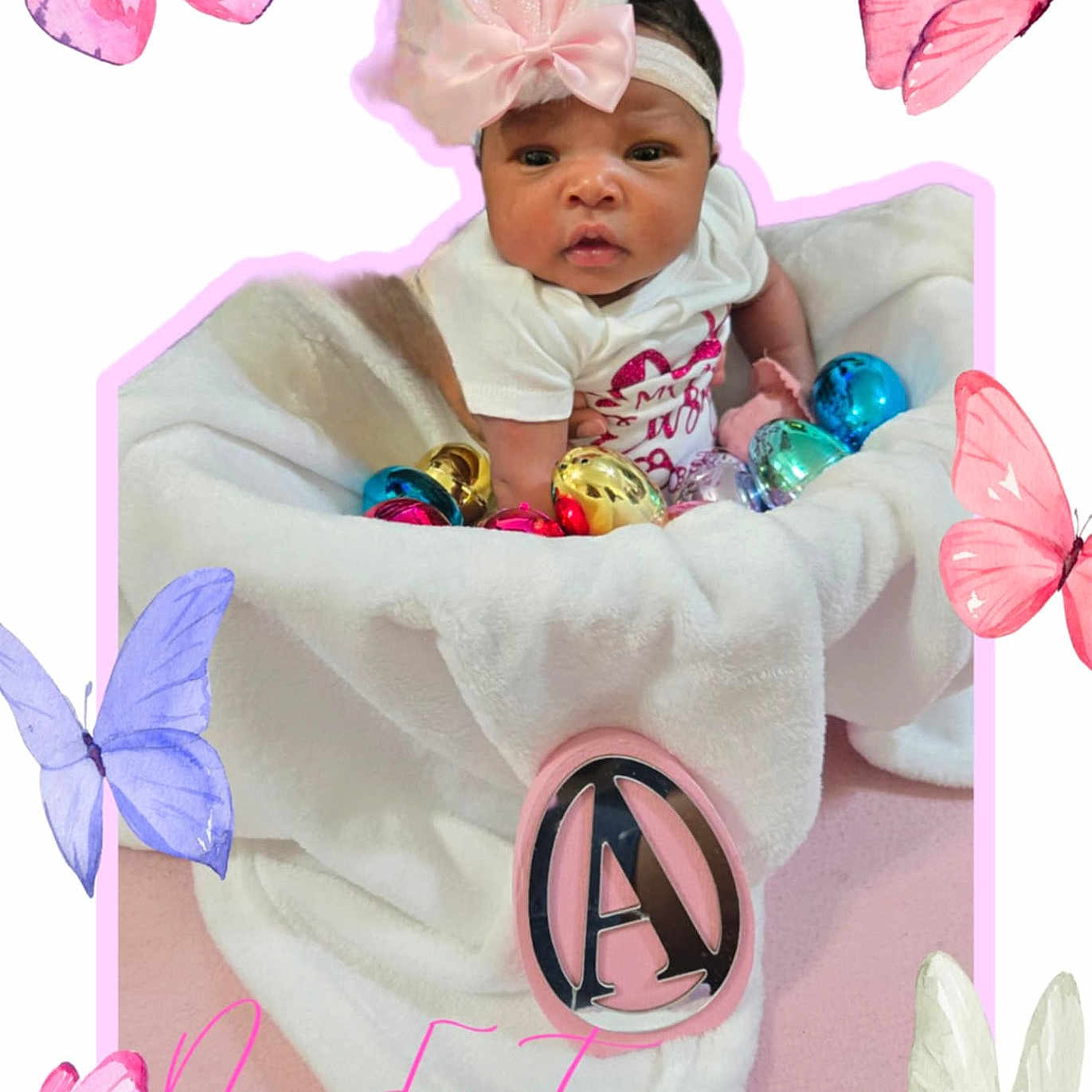 Asariah joined the competition — help win amazing prizes! accessories, baby, bonnet, clothing, costume, envelope, face, flower, greetingcard, hat, head, mail, newborn, people, person, petal, photography, plant, portrait, purple
