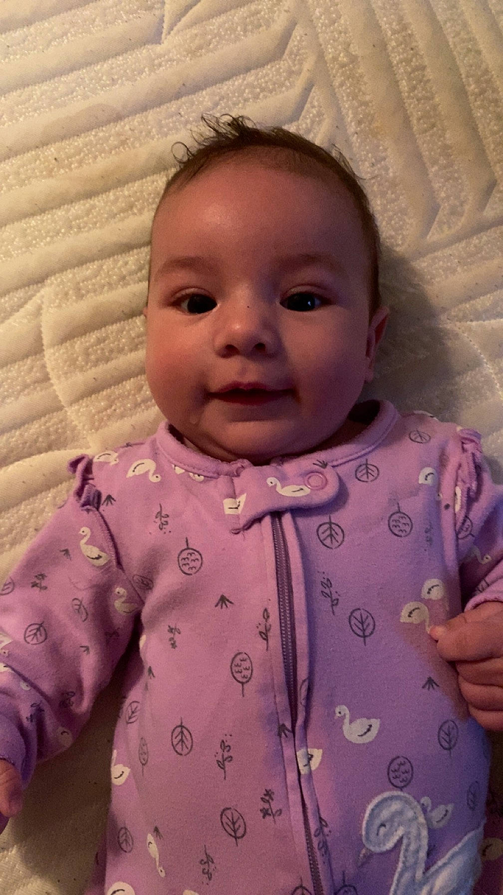 Rayleigh joined the competition — help win amazing prizes! baby, baby_toddler_clothing, cheek, child, collar, eyelash, face, facial_expression, hair, iris, lip, mouth, nose, outerwear, person, pink, skin, sleeve, smile, textile