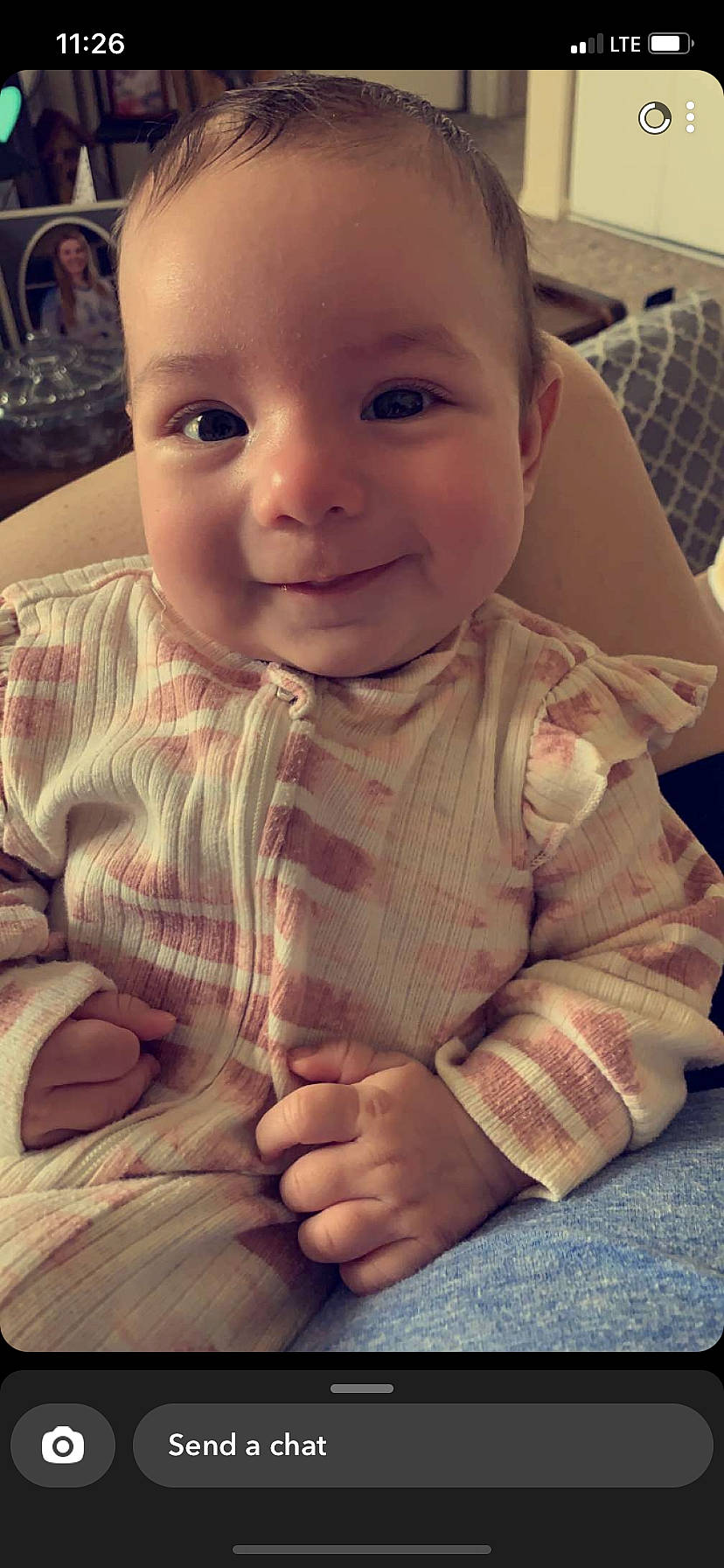 Rayleigh joined the competition — help win amazing prizes! baby, baby_toddler_clothing, blurred, cheek, chin, ear, eye, eyebrow, forehead, hand, head, human_body, iris, joy, lip, mouth, neck, nose, organ, person