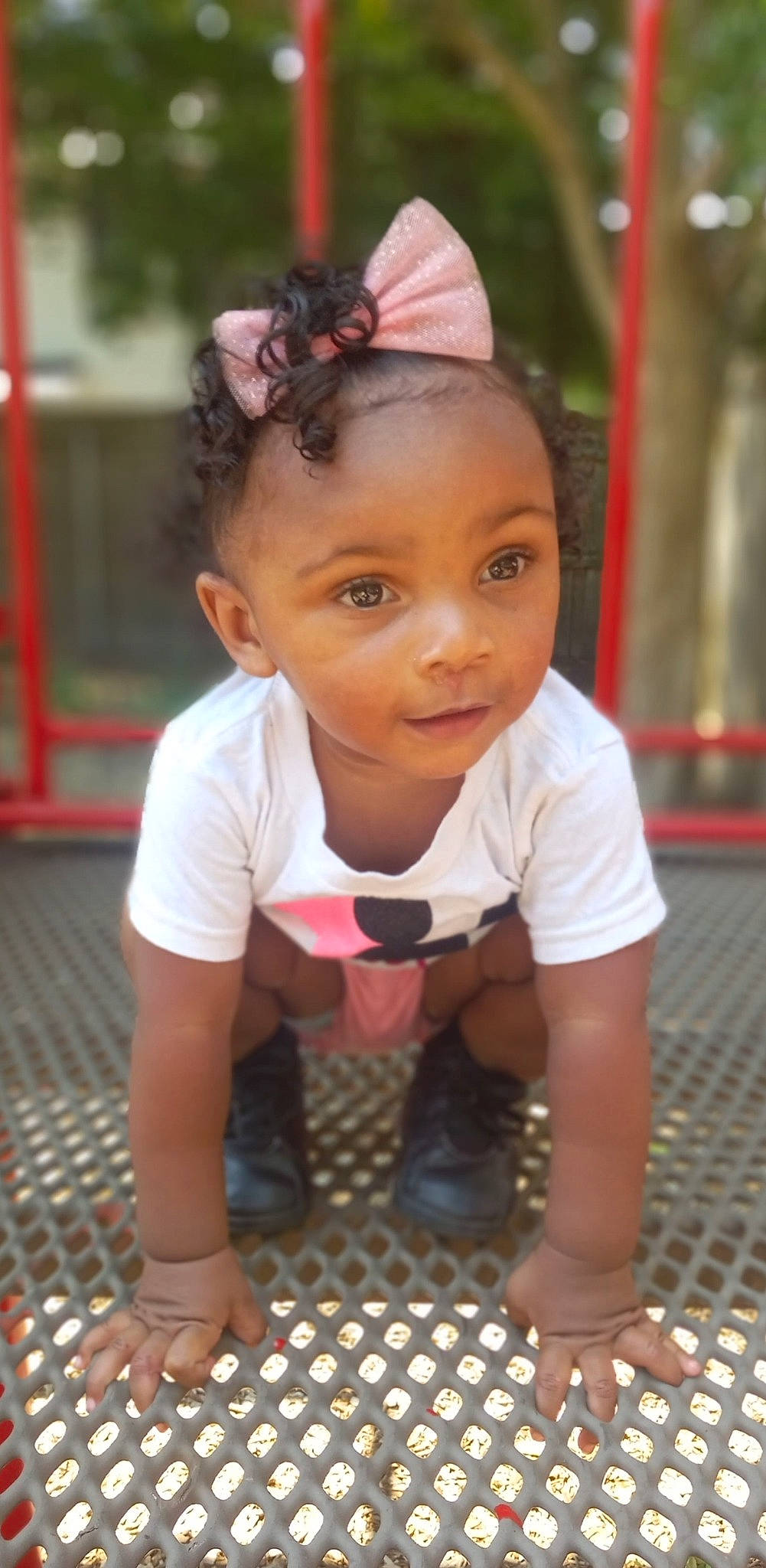 Kataleya joined the competition — help win amazing prizes! beauty, child, child_model, eye, face, flooring, fun, grass, happy, leisure, person, recreation, sandal, shorts, sitting, skin, smile, soil, t_shirt, toddler