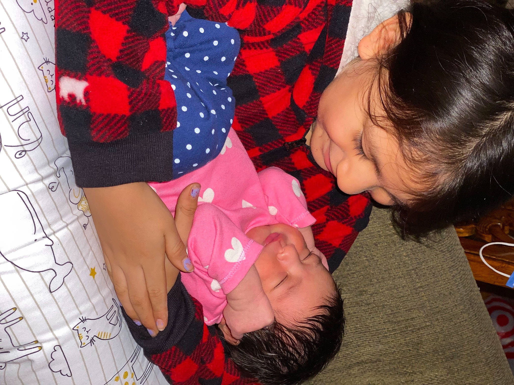 Elisa joined the competition — help win amazing prizes! arm, child, event, font, fun, gesture, happy, magenta, nail, pattern, person, pink, plaid, red, sleeve, smile, t_shirt, textile, thigh, toddler