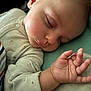 baby, sleeping, infant, closeup, face, hand, onesie, stars, blanket, soft, peaceful, resting, cute, skin, child, cozy, portrait, newborn, peace, innocence