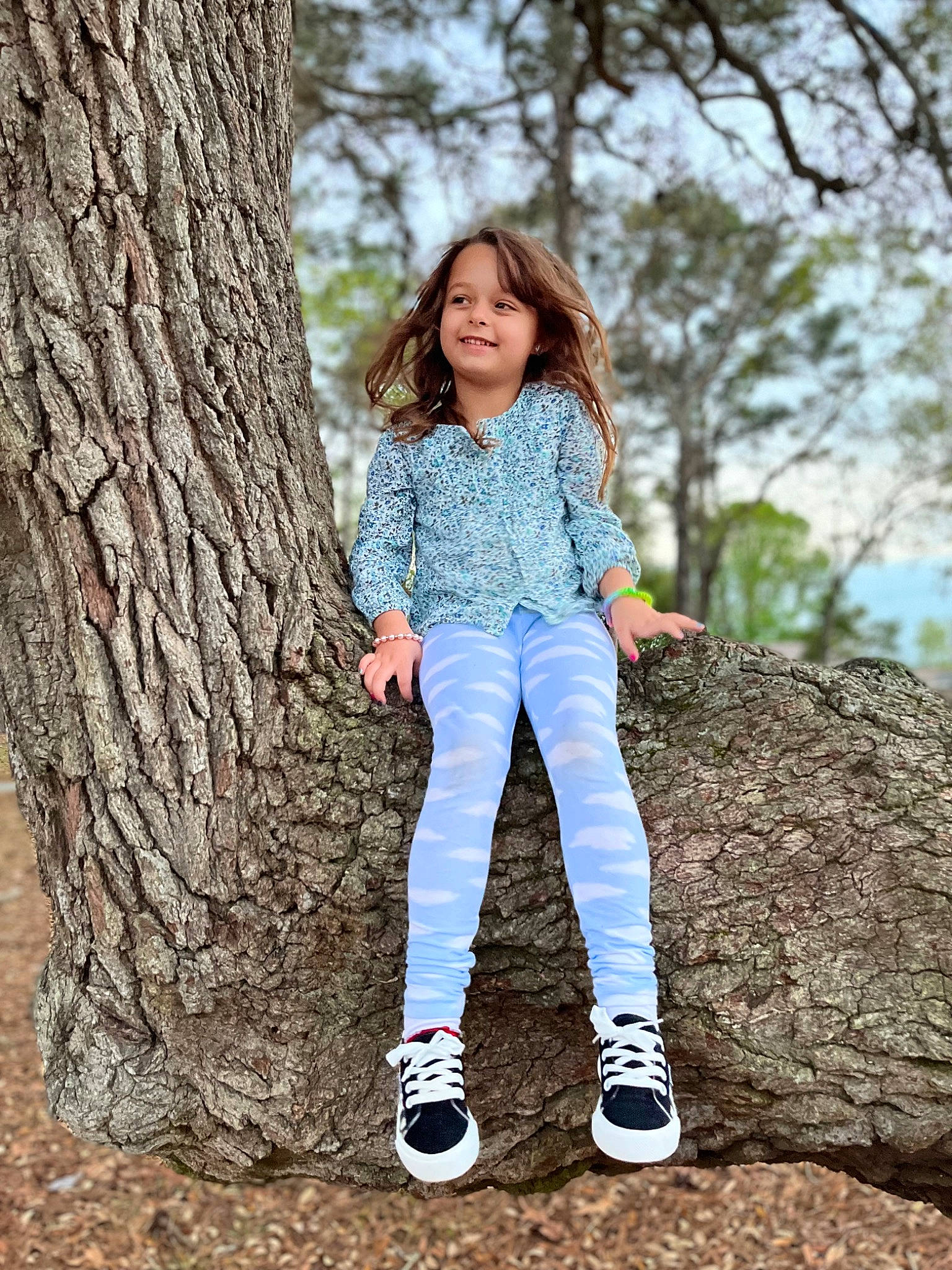 Juliette joined the competition — help win amazing prizes! branch, denim, electric_blue, flash_photography, forest, grass, happy, human_leg, joy, knee, leisure, people_in_nature, person, shoe, street_fashion, t_shirt, thigh, tree, trunk, wood
