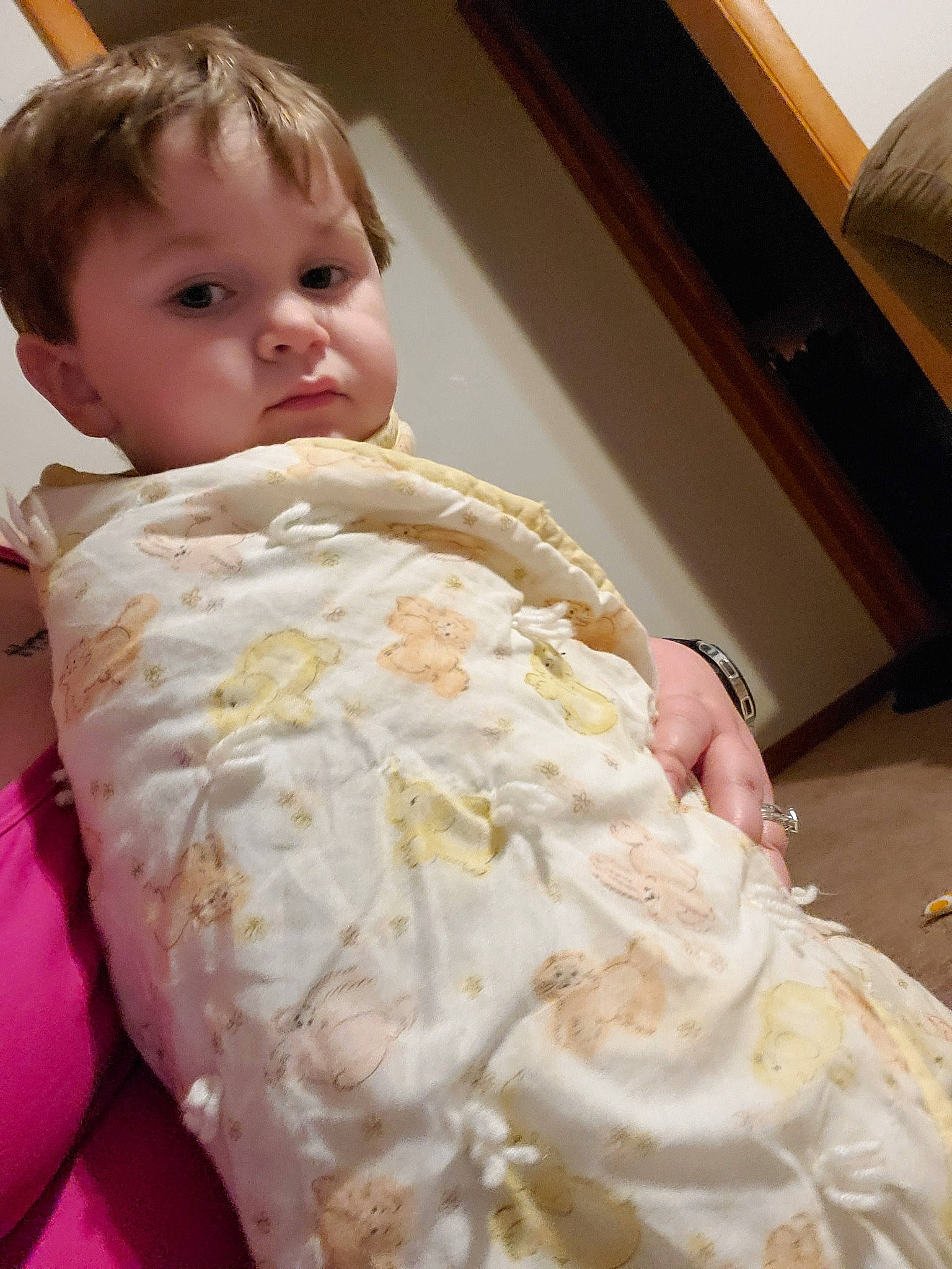 Virgil joined the competition — help win amazing prizes! baby, bedding, child, food, person, textile, toddler