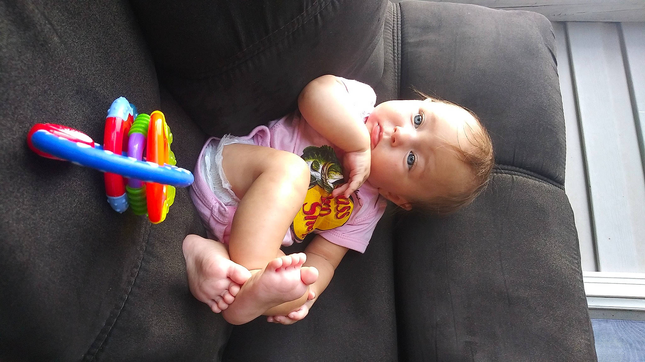 Jane is registered to the contest to win money with this photo: baby, child, person, toddler