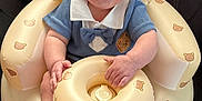 Jaxson is registered to the contest to win money with this photo: baby, baby_toys, blue_clothing, child, comfort, couch, cute, face, hands, happy, indoor, infant, inflatable_seat, person, portrait, seated, smiling, soft_lighting, teddy_bear_pattern, white_socks