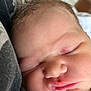 Renee joined the competition — help win amazing prizes! newborn, baby, sleeping, face, close_up, soft_hair, skin, peaceful, infant, blanket, cozy, cute, mouth, nose, cheeks, eyelids, portrait, rest, child, human