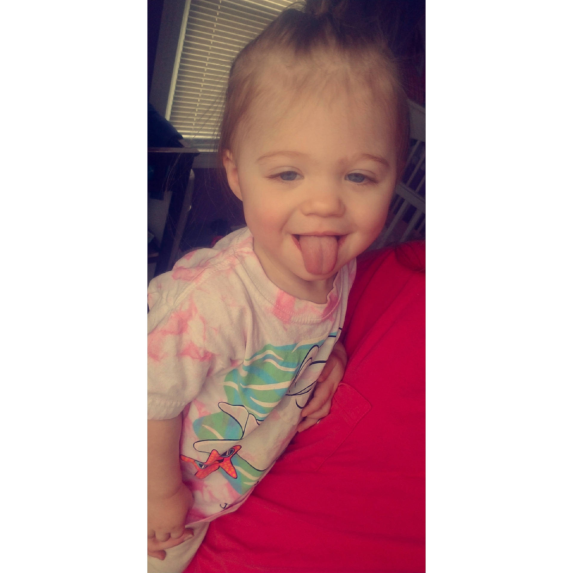 Audree joined the competition — help win amazing prizes! arm, baby, beauty, cheek, child, chin, cool, eye, face, facial_expression, hair, head, human, joy, lip, mouth, nose, person, pink, skin