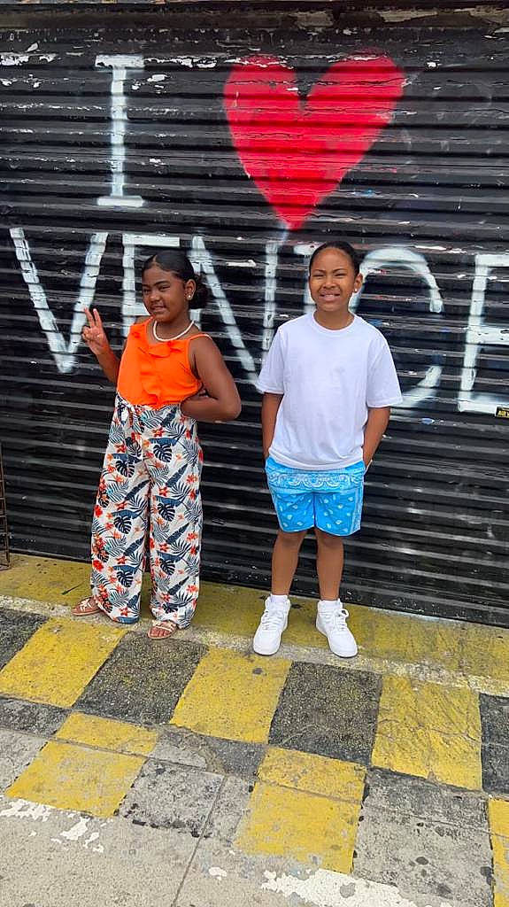 Katarina joined the competition — help win amazing prizes! art, cool, flash_photography, fun, happy, joy, leisure, pattern, person, red, road_surface, shorts, smile, standing, style, summer, t_shirt, temple, textile, tints_and_shades