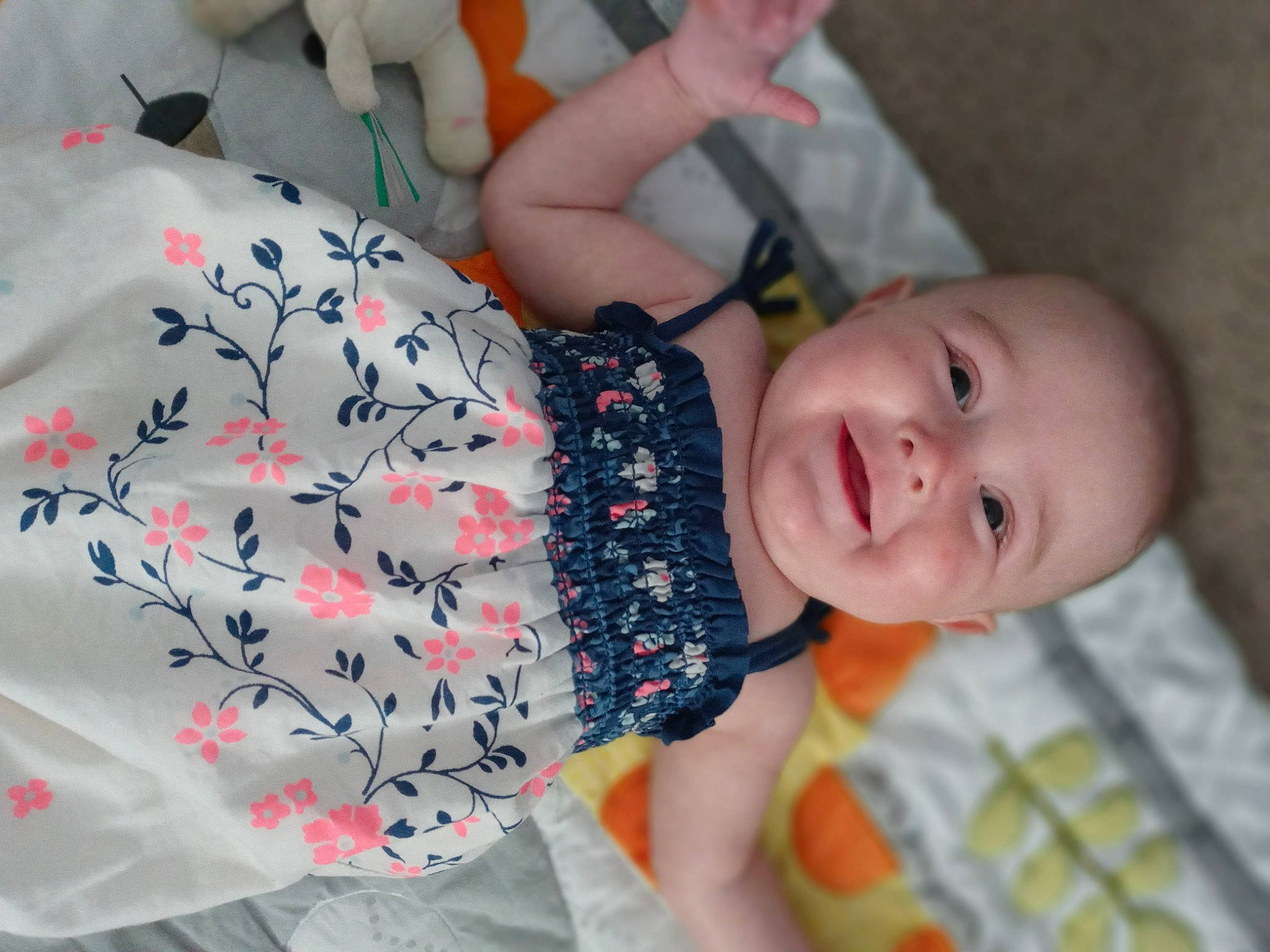 Bailee joined the competition — help win amazing prizes! baby_toddler_clothing, cheek, comfort, facial_expression, hairstyle, hand, human, human_body, joint, mammal, mouth, neck, nose, organ, person, product, skin, sleeve, smile, textile
