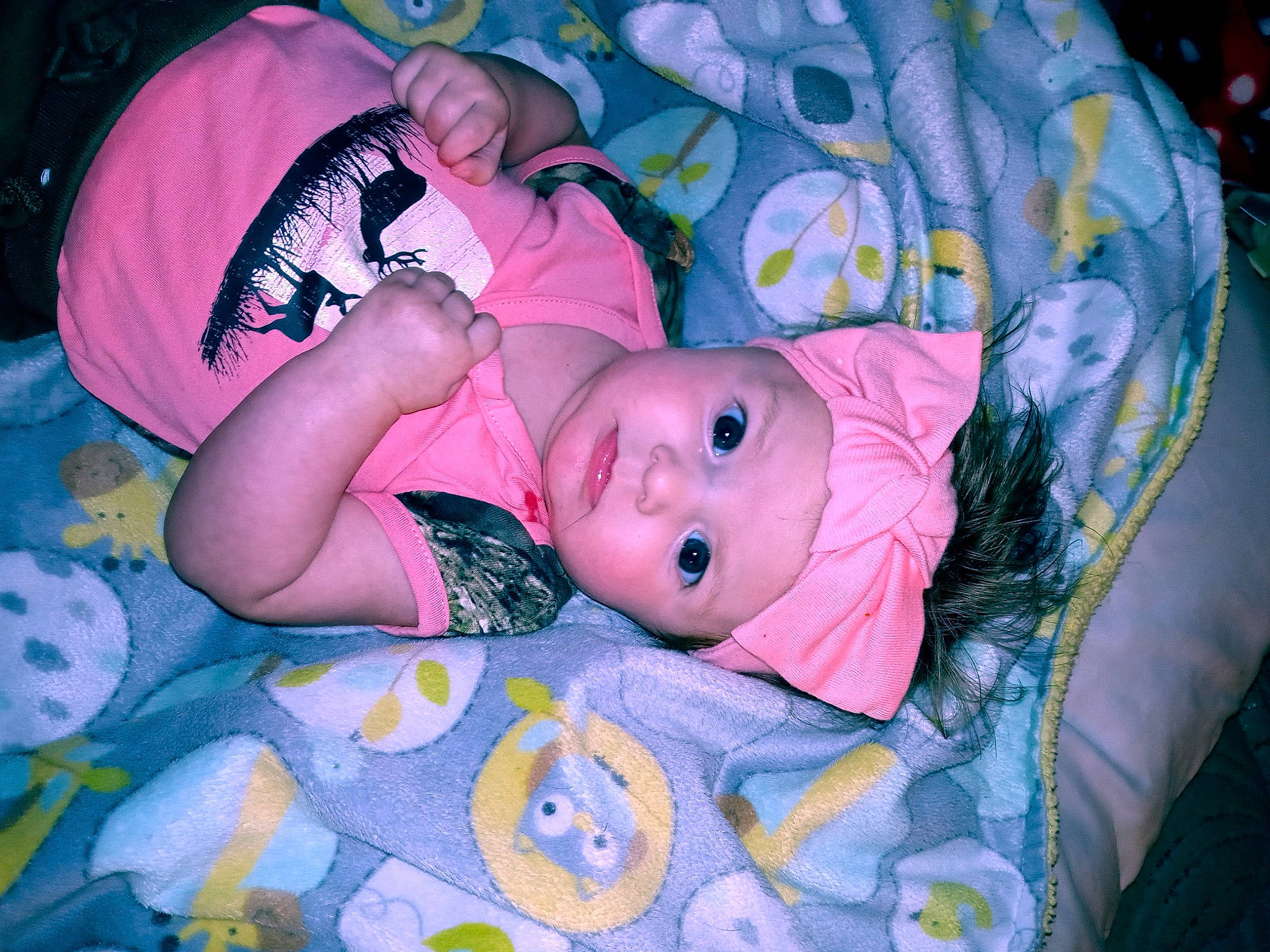 Emma is registered to the contest to win money with this photo: baby, baby_products, bedtime, child, headwear, nap, person, product, toddler