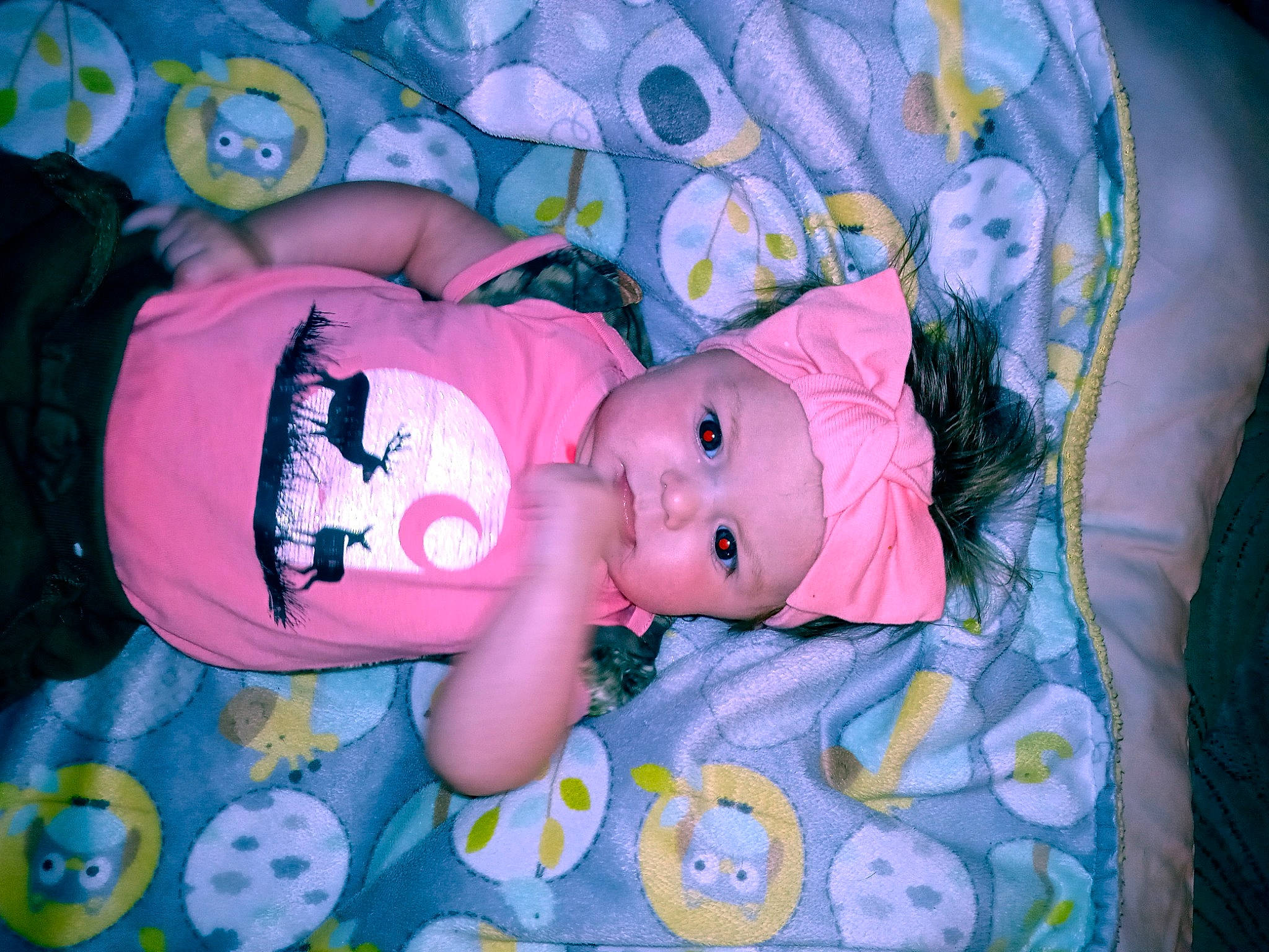 Emma joined the competition — help win amazing prizes! baby, baby_products, bedtime, cheek, child, headwear, person, pink, product, toddler