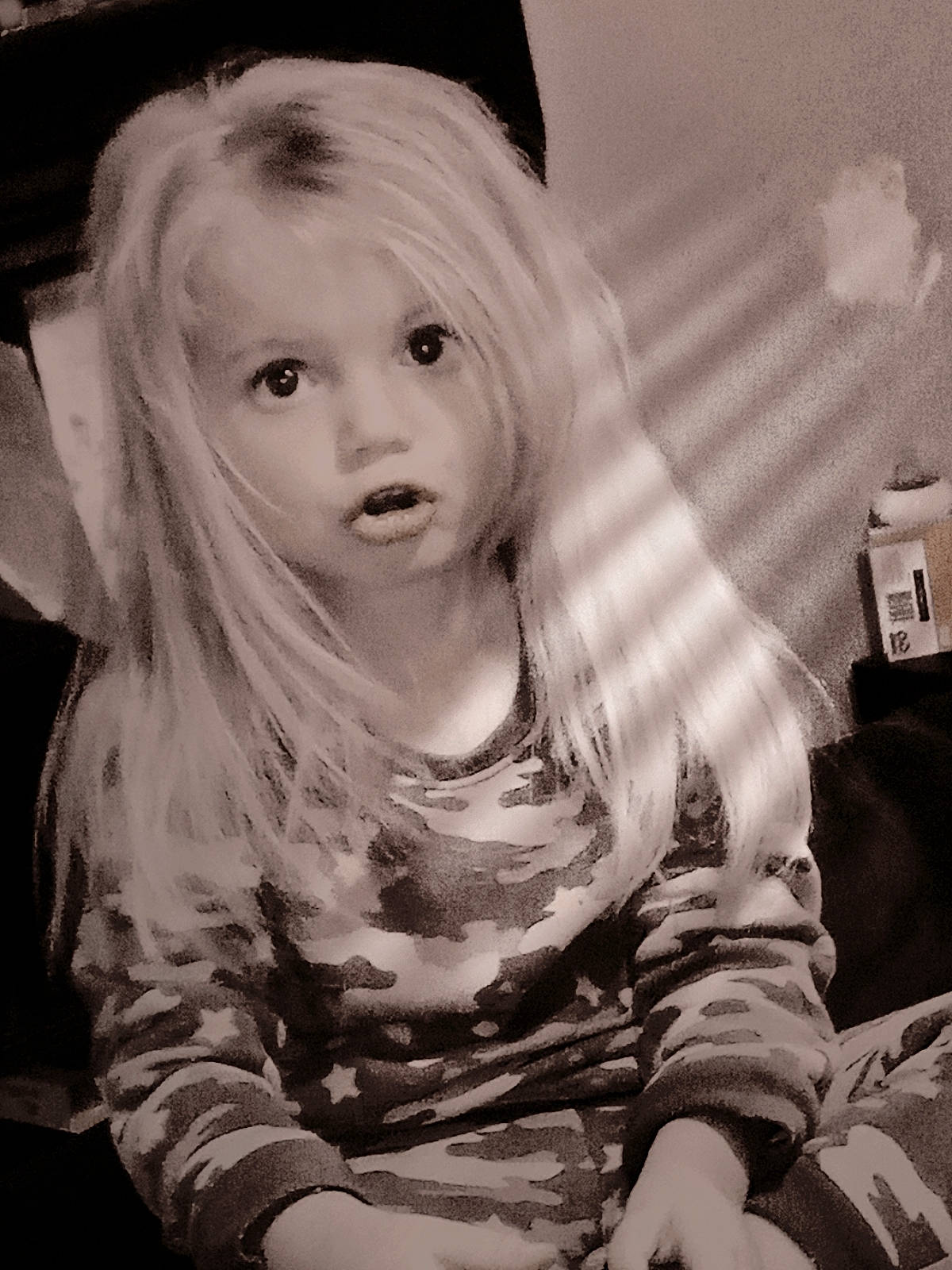 Oaklynn joined the competition — help win amazing prizes! black_and_white, child, eye, monochrome, monochrome_photography, person, photograph, photography, snapshot, style, toddler