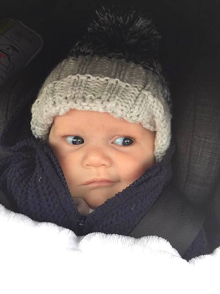 Maximilian joined the competition — help win amazing prizes! baby, beanie, bonnet, cap, cheek, child, close_up, eye, face, forehead, fur, head, headgear, headwear, knit_cap, lip, nose, person, photography, skin