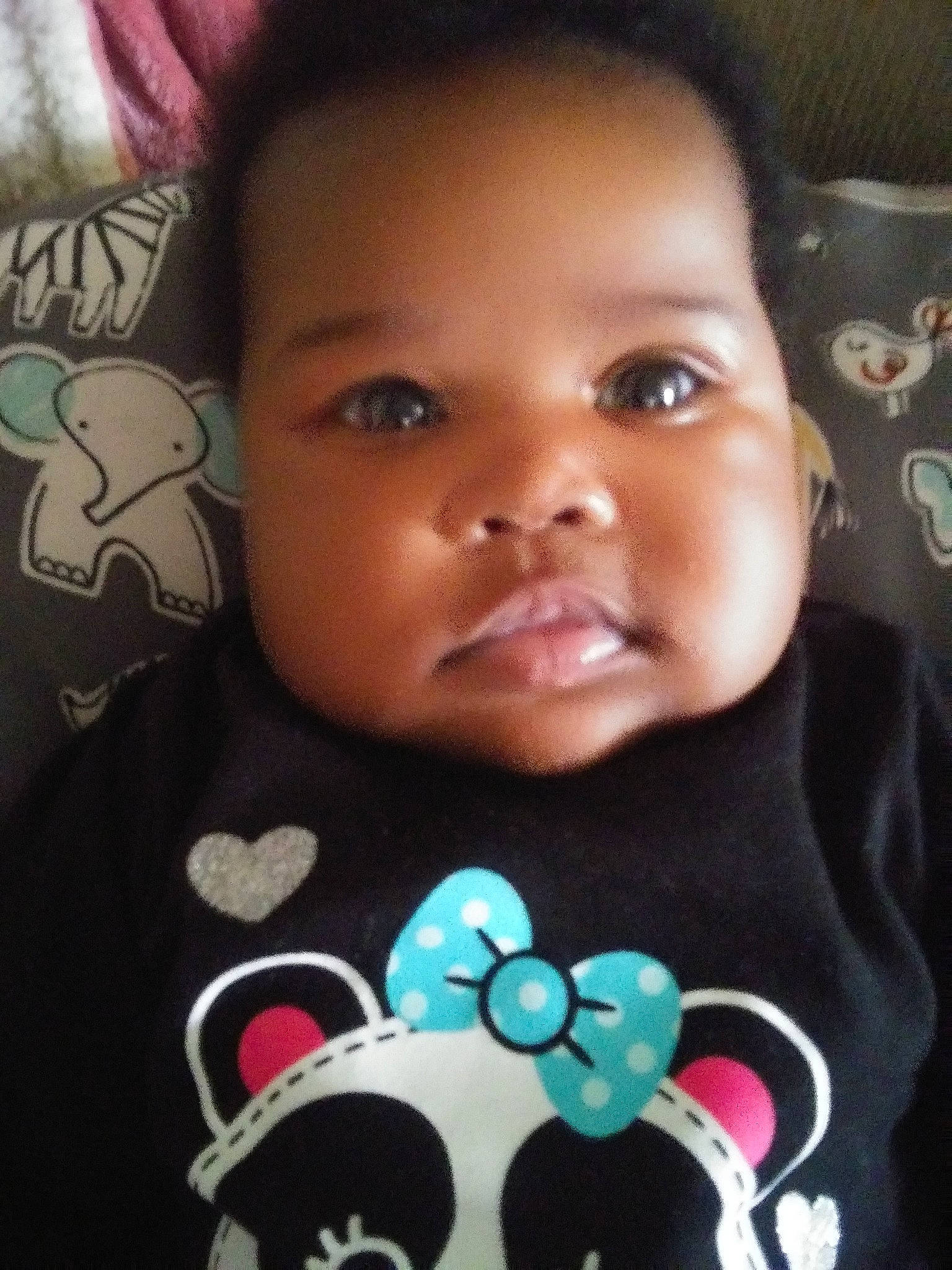 Mi'Lan joined the competition — help win amazing prizes! baby, beauty, cheek, child, cool, ear, eye, eyebrow, face, forehead, hair, head, human, lip, nose, person, pink, product, selfie, skin