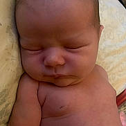 Nova is registered to the contest to win money with this photo: newborn, baby, sleeping, infant, face, skin, arm, closeup, peaceful, soft, resting, child, human, portrait, cute, newborn_baby, indoors, young, head, peace