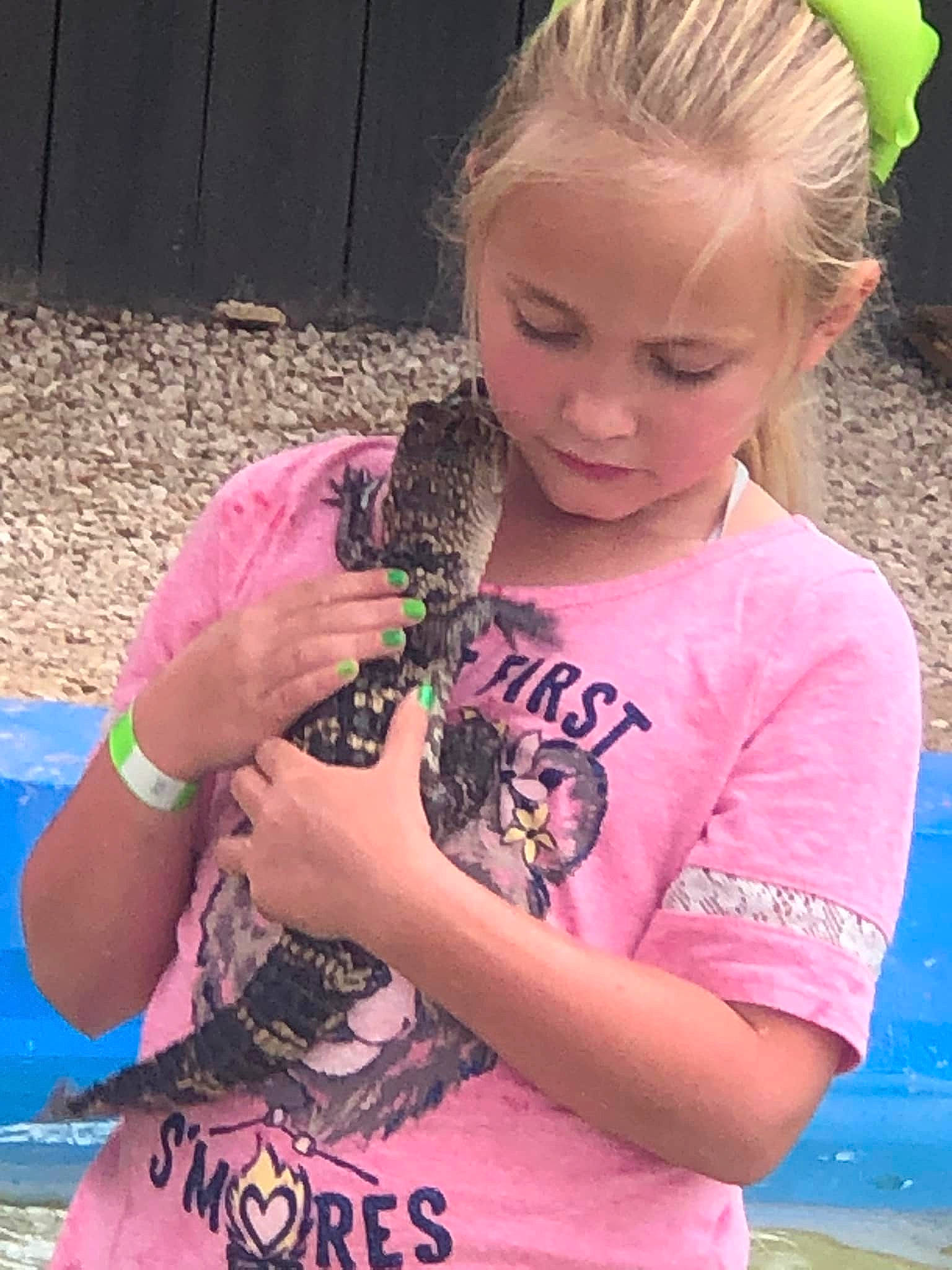 Laylah joined the competition — help win amazing prizes! arm, blond, cool, eyelash, face, fun, grass, hairstyle, happy, iris, jewellery, leisure, long_hair, neck, person, pink, skin, sleeve, t_shirt, temporary_tattoo