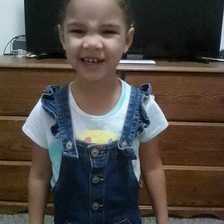 Myra joined the competition — help win amazing prizes! child, clothing, computerhardware, electronics, face, female, girl, happy, hardware, head, jeans, monitor, pants, person, photography, plant, portrait, screen, tv, vest