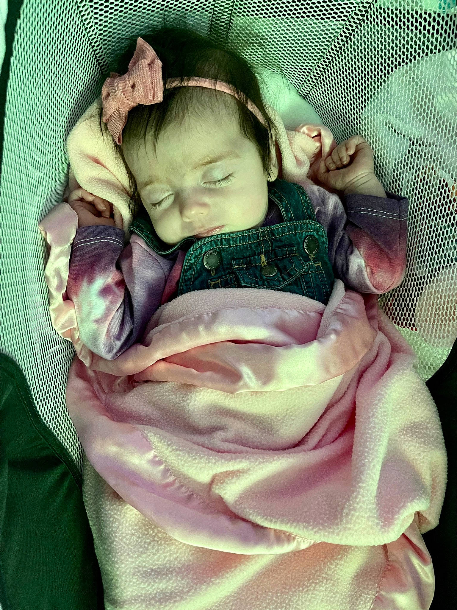 Ivy joined the competition — help win amazing prizes! baby, baby_carriage, baby_products, baby_safety, baby_sleeping, baby_toddler_clothing, bedding, bedtime, cheek, comfort, eye, happy, head, infant_bed, linens, mouth, person, pink, product, sitting