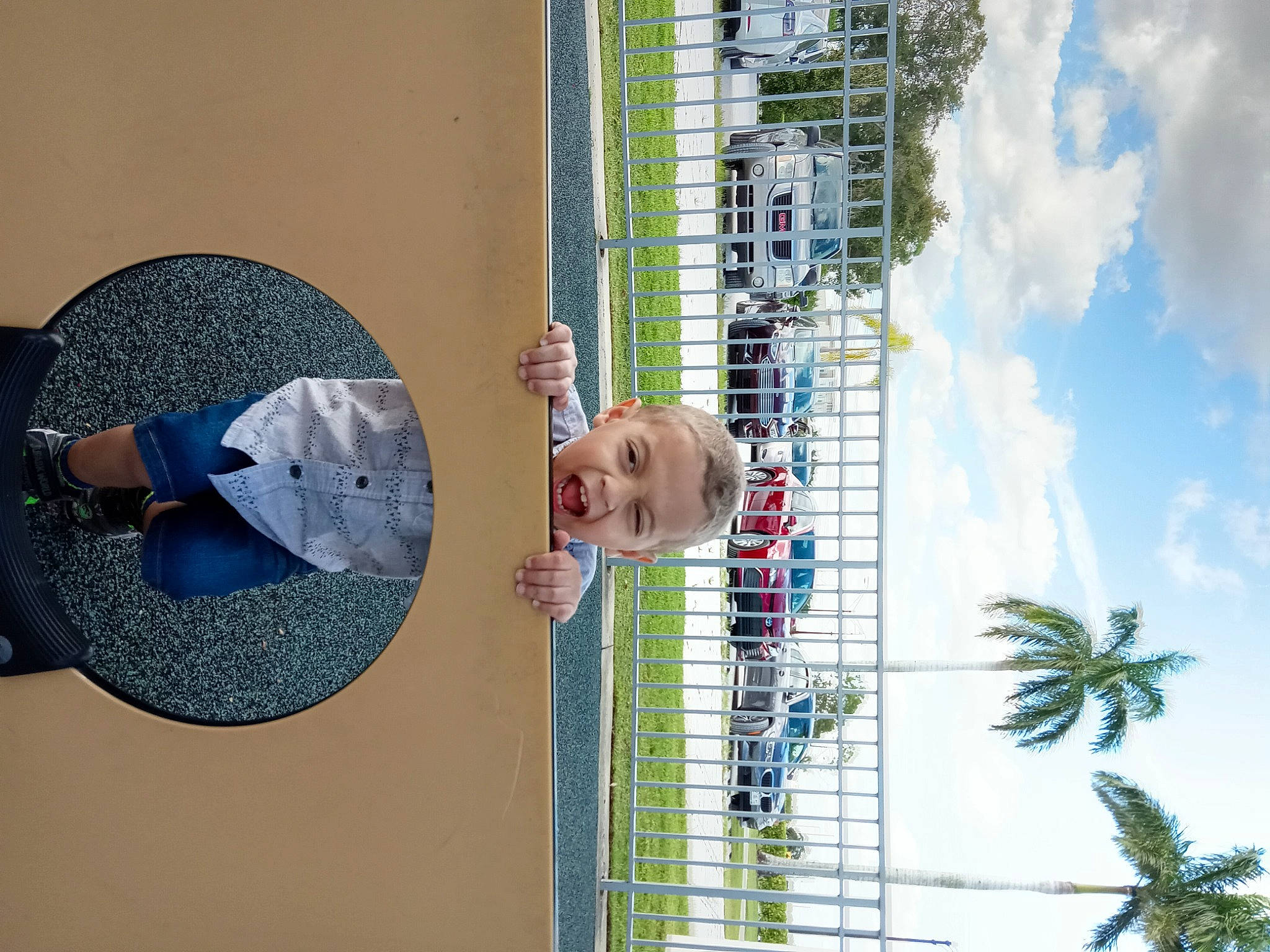 Theodore joined the competition — help win amazing prizes! azure, building, circle, city, cloud, condominium, electric_blue, facade, fun, leisure, line, palm_tree, person, plant, property, sky, t_shirt, travel, tree, urban_design