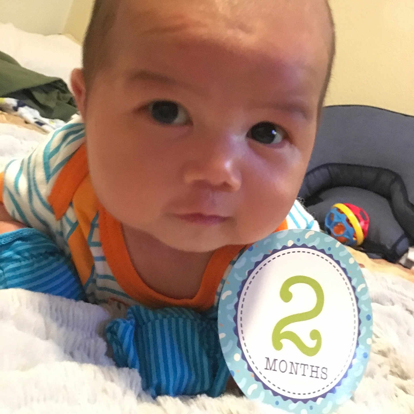 Denzel joined the competition — help win amazing prizes! child, eye, face, head, human_body, infant, nose, organ, person, play, product, skin, toddler, toy