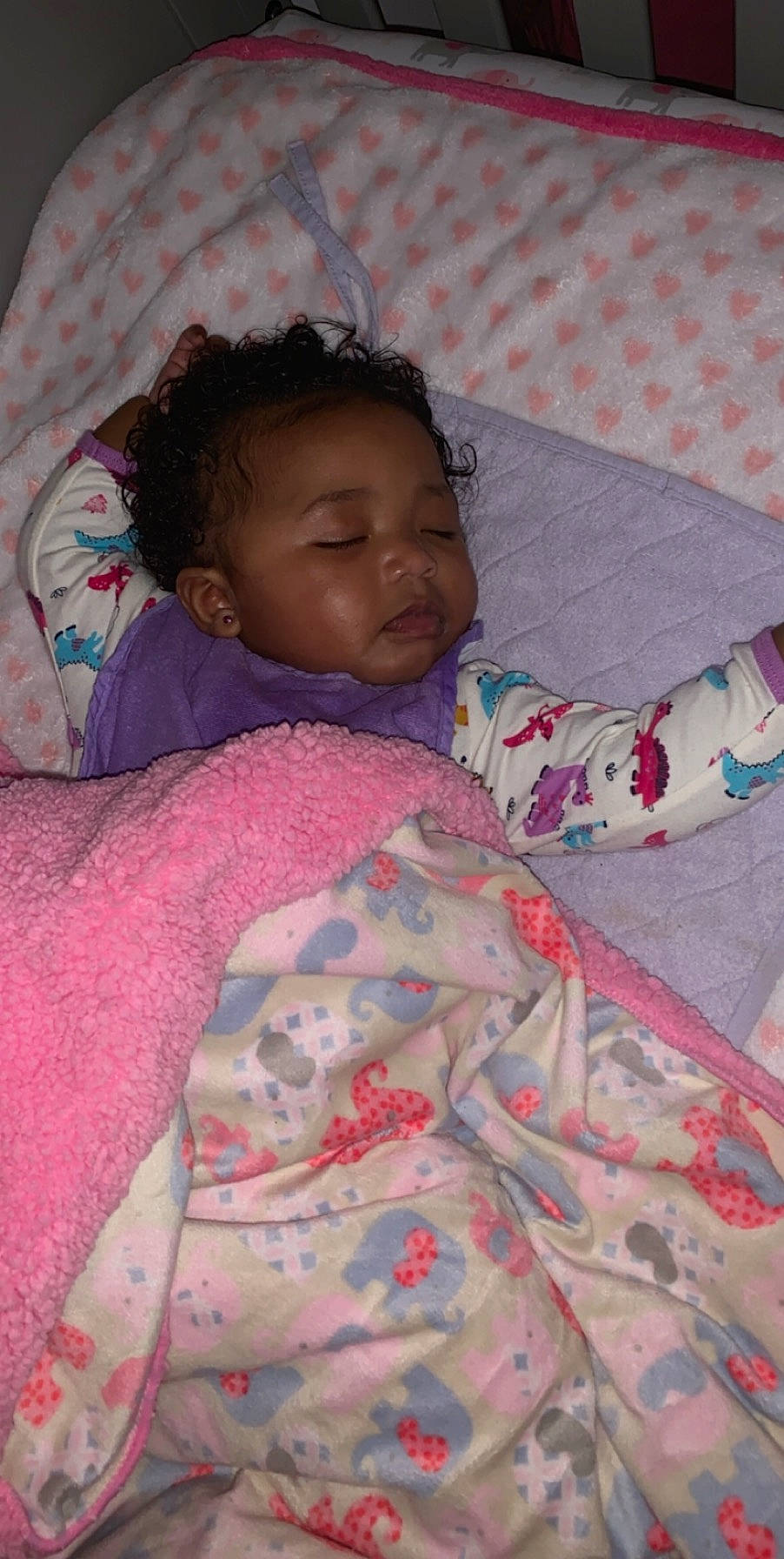 Faithlynn joined the competition — help win amazing prizes! baby, bedding, bedtime, birth, blanket, child, linens, nap, nap_mat, person, pink, sleep, textile, toddler