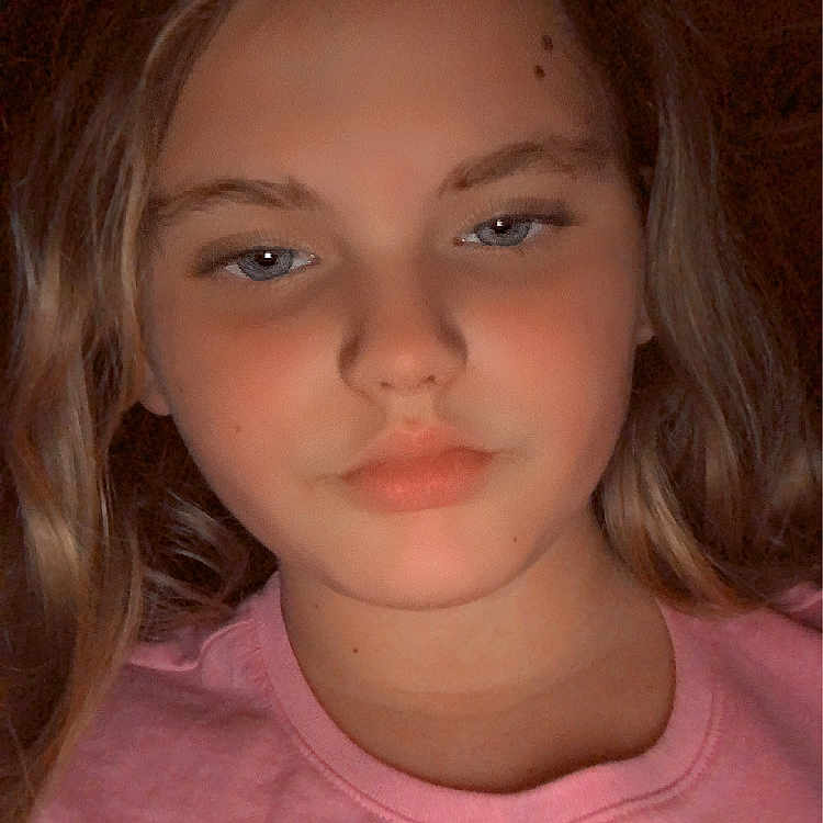 Zoeii joined the competition — help win amazing prizes! blue_eyes, casual, child, expressionless, eyebrows, face, girl, hair, head, human, indoors, light, lips, person, pink_shirt, portrait, selfie, shadow, skin, young