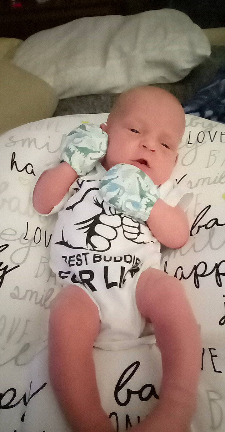 Christopher joined the competition — help win amazing prizes! baby, baby_sleeping, baby_toddler_clothing, bedtime, cheek, child, comfort, facial_expression, finger, font, handwriting, happy, head, nail, person, skin, sleeve, textile, thumb, toddler