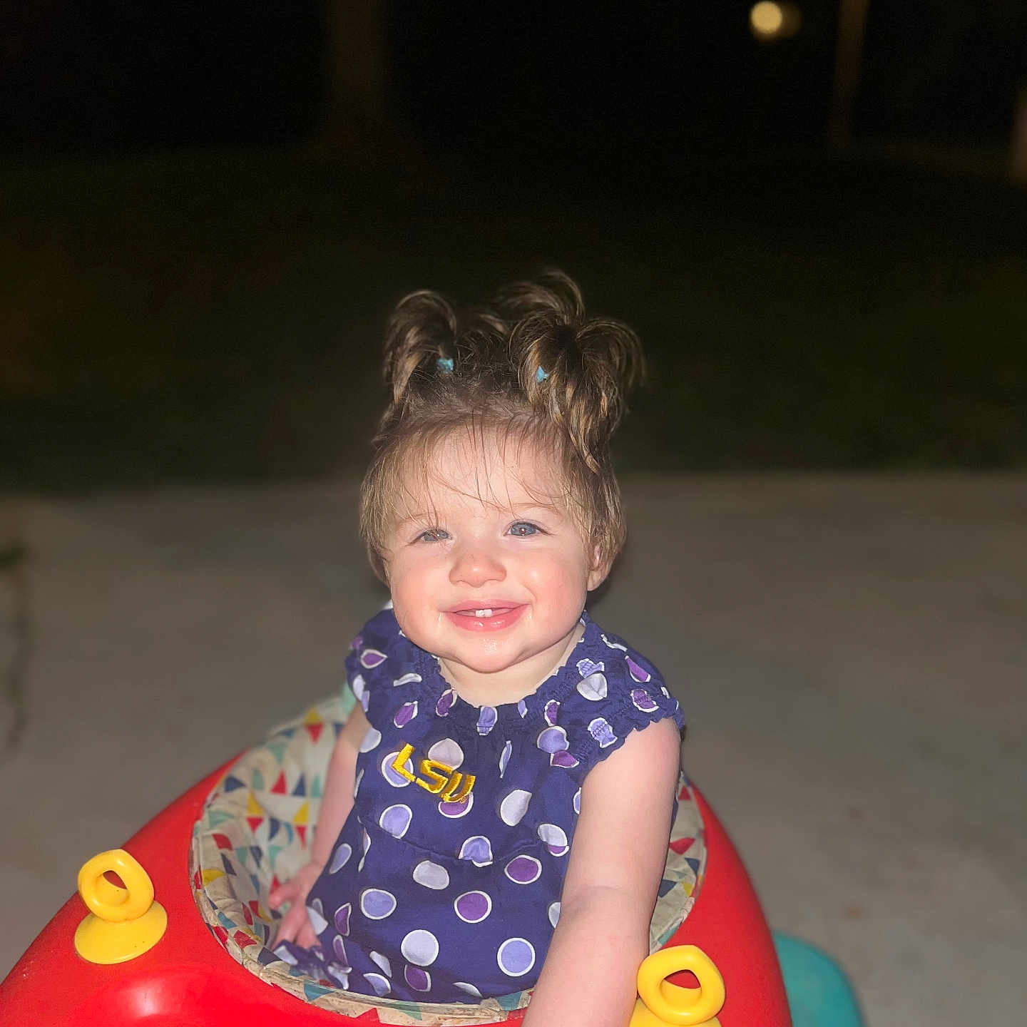 Nevaeh is registered to the contest to win money with this photo: child, clothing, face, female, girl, grass, happy, head, laughing, outdoorplayarea, outdoors, person, photography, plant, playarea, portrait, sitting, smile, summer, t_shirt