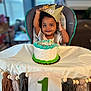 Jaxon is registered to the contest to win money with this photo: baby, birthday, cake, celebration, child, crown, decor, face, first_birthday, food, happy, high_chair, icing, indoors, party, person, smile, sprinkles, table, toddler