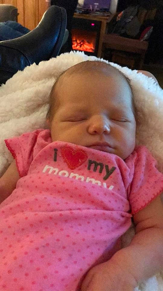 Giovanna joined the competition — help win amazing prizes! baby, bedtime, birth, cheek, child, face, head, lip, mouth, nap, nose, person, pink, skin, sleep, toddler