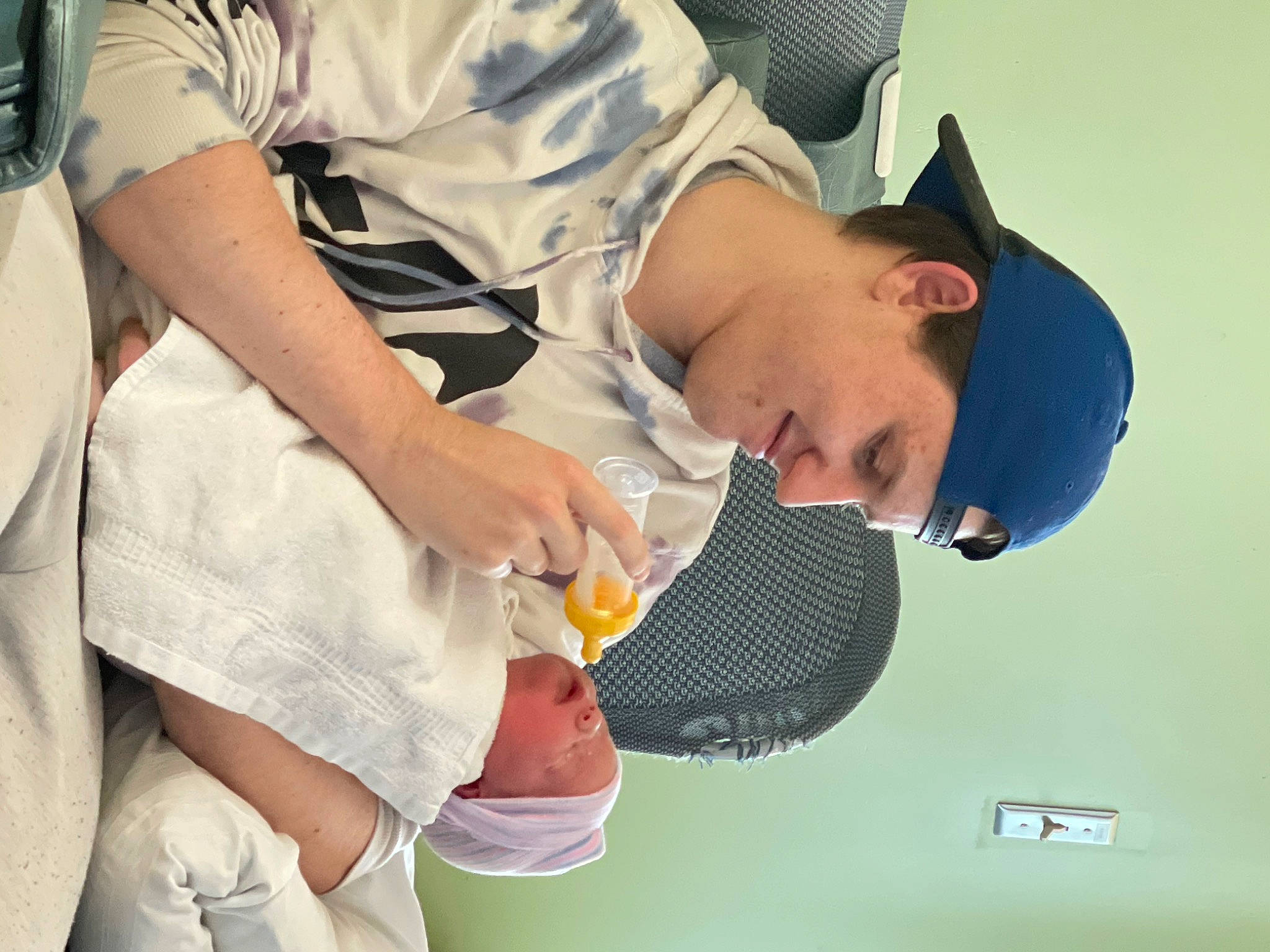 Oaklee joined the competition — help win amazing prizes! baseball_cap, cap, child, competition_event, elbow, event, fun, gesture, hand, happy, hat, headwear, human_body, joy, leisure, mouth, person, recreation, room, smile