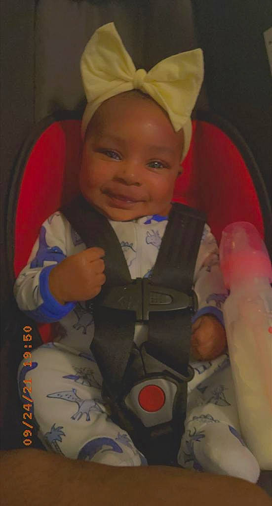 Sha'Nay joined the competition — help win amazing prizes! baby, baby_toddler_clothing, beauty, cheek, child, eye, facial_expression, finger, fun, head, human_body, joy, mouth, nose, organ, person, pink, product, skin, smile