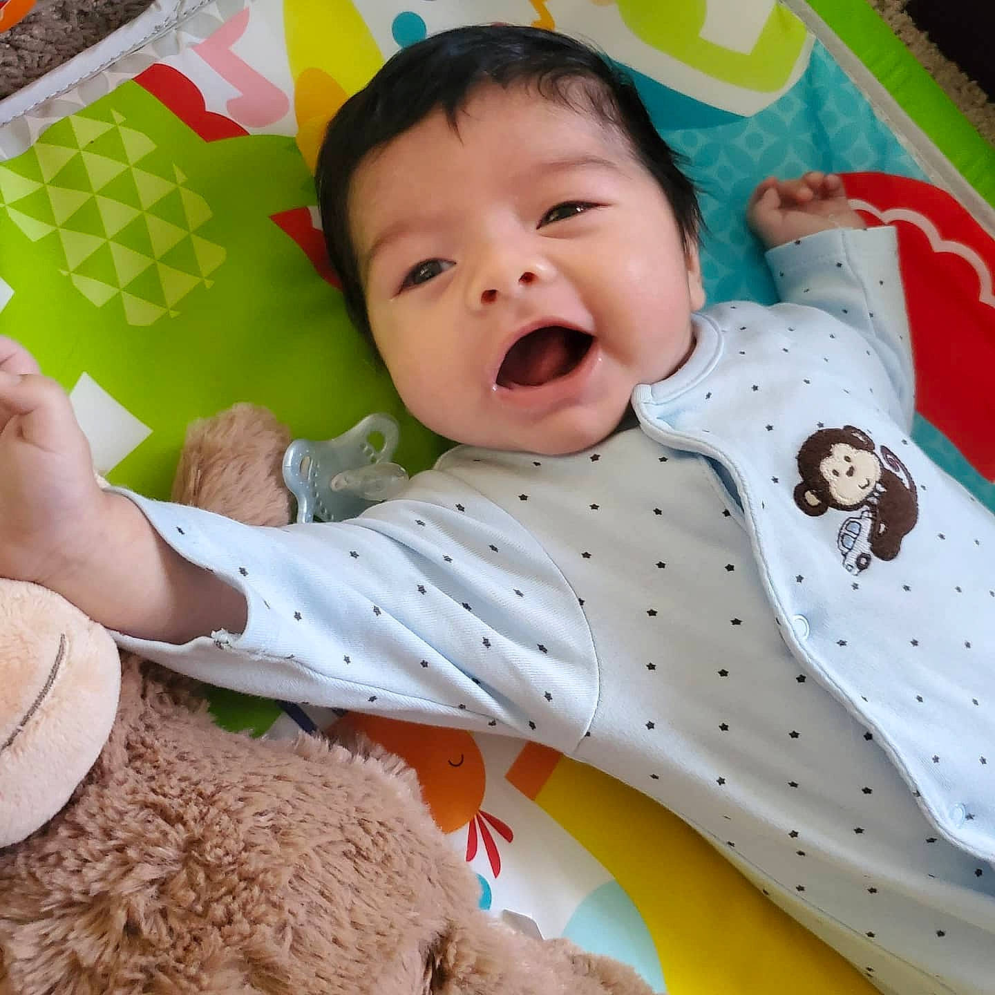 Eliza joined the competition — help win amazing prizes! baby, baby_products, baby_sleeping, baby_toddler_clothing, bedtime, cheek, child, person, play, product, skin, smile, textile, toddler