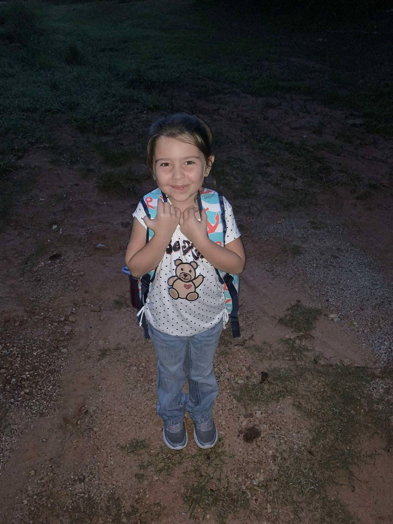 Dixie joined the competition — help win amazing prizes! asphalt, child, darkness, denim, electric_blue, flash_photography, fun, grass, grassland, happy, jeans, joy, landscape, leisure, person, portrait_photography, recreation, shadow, sitting, soil