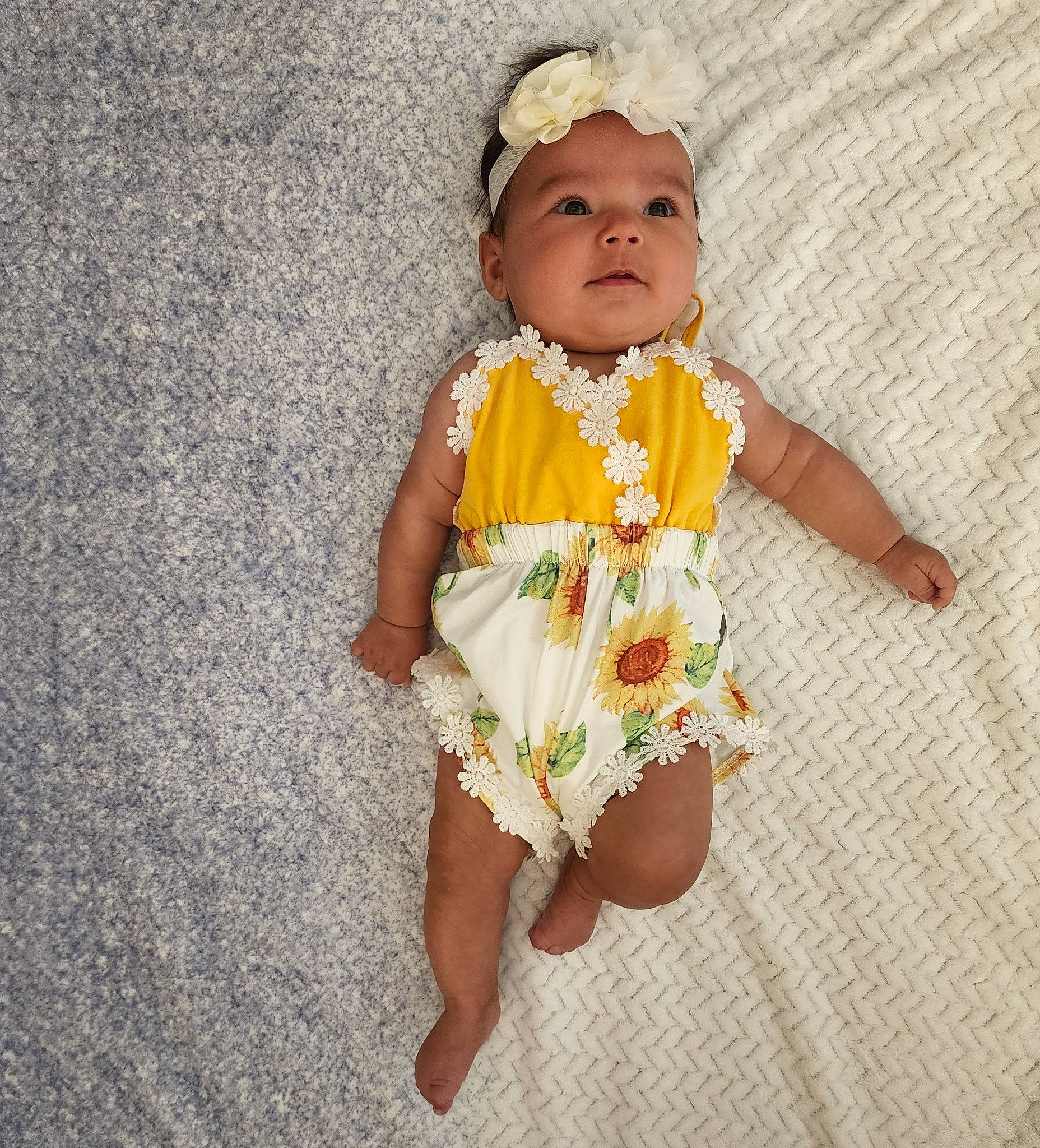 Whisper joined the competition — help win amazing prizes! baby, baby_toddler_clothing, child, day_dress, dress, embellishment, eye, finger, fun, happy, headwear, human_leg, iris, one_piece_garment, pattern, person, pink, sitting, skin, sleeve