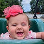 Amara joined the competition — help win amazing prizes! baby, child, smiling, headband, flower, swing, outdoor, park, greenery, happy, face, infant, joy, playground, cute, toddler, clothing, expression, nature, fun