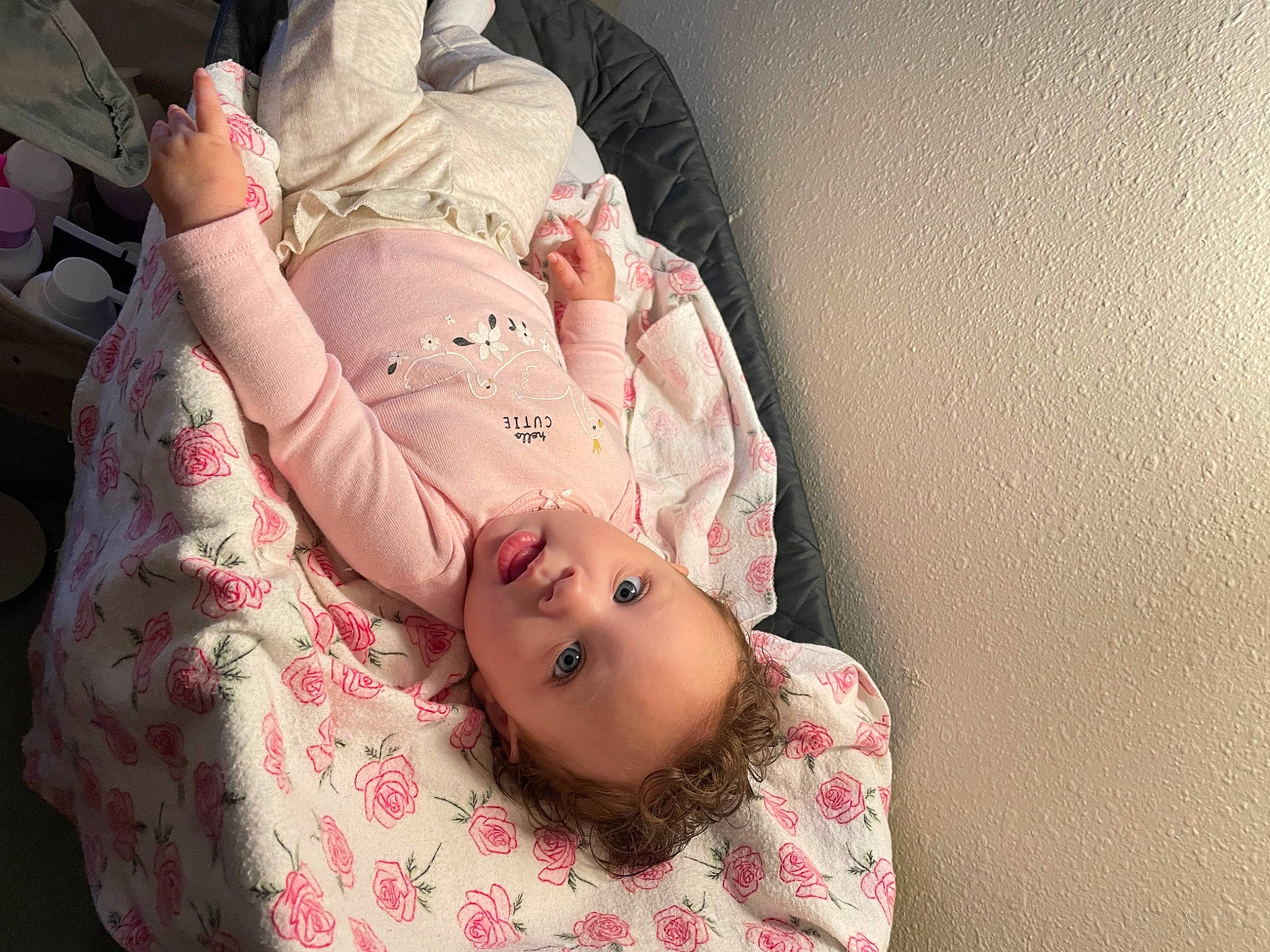 Kyreina joined the competition — help win amazing prizes! baby, baby_toddler_clothing, beauty, cheek, child, comfort, eye, eyelash, face, happy, hat, human_body, lip, mouth, neck, nose, person, pink, skin, sleeve