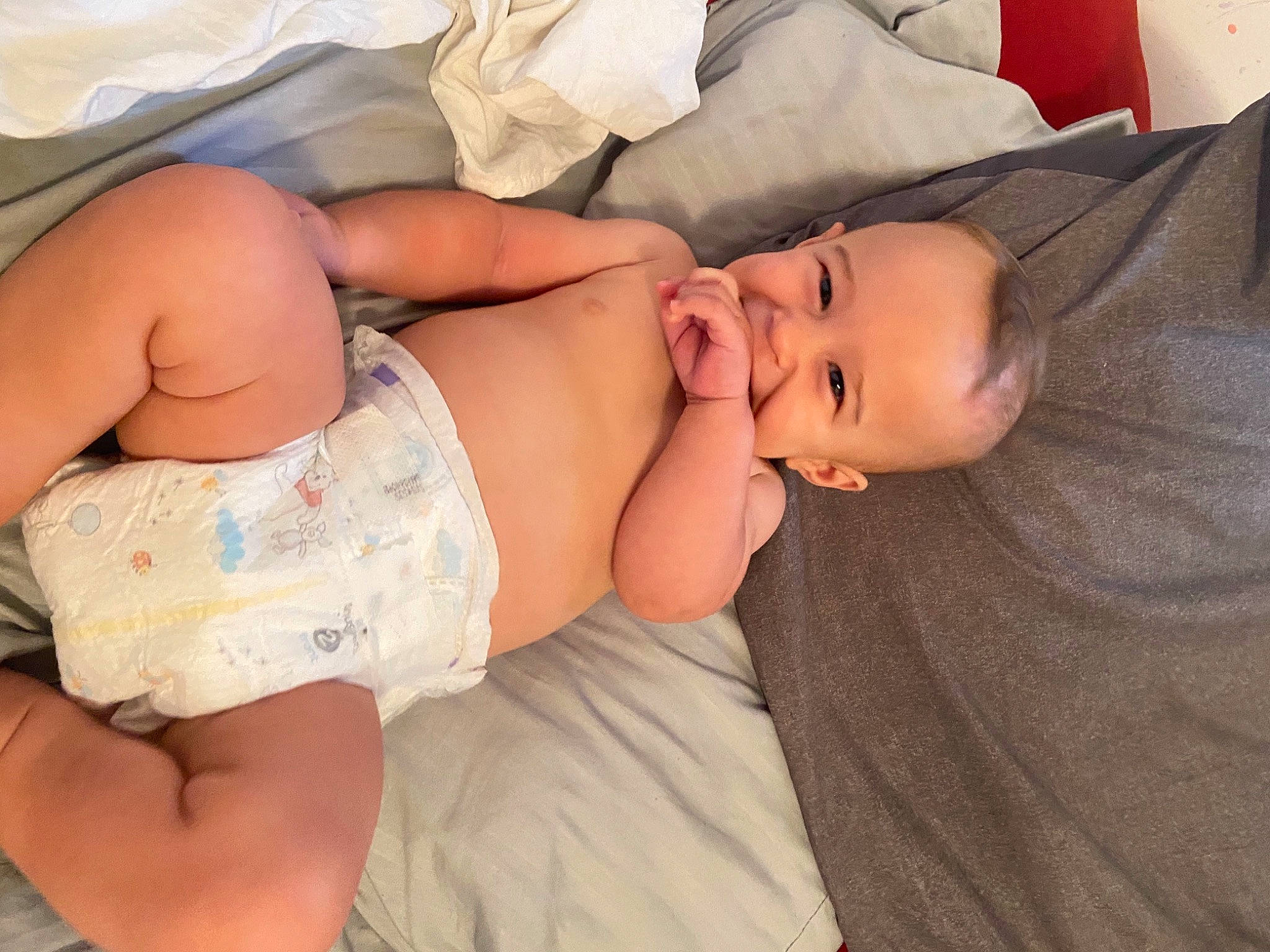 Adrien joined the competition — help win amazing prizes! baby, baby_toddler_clothing, chest, comfort, diaper, dress, eye, finger, glasses, hat, headgear, human_body, joint, joy, leg, mouth, neck, person, skin, stomach