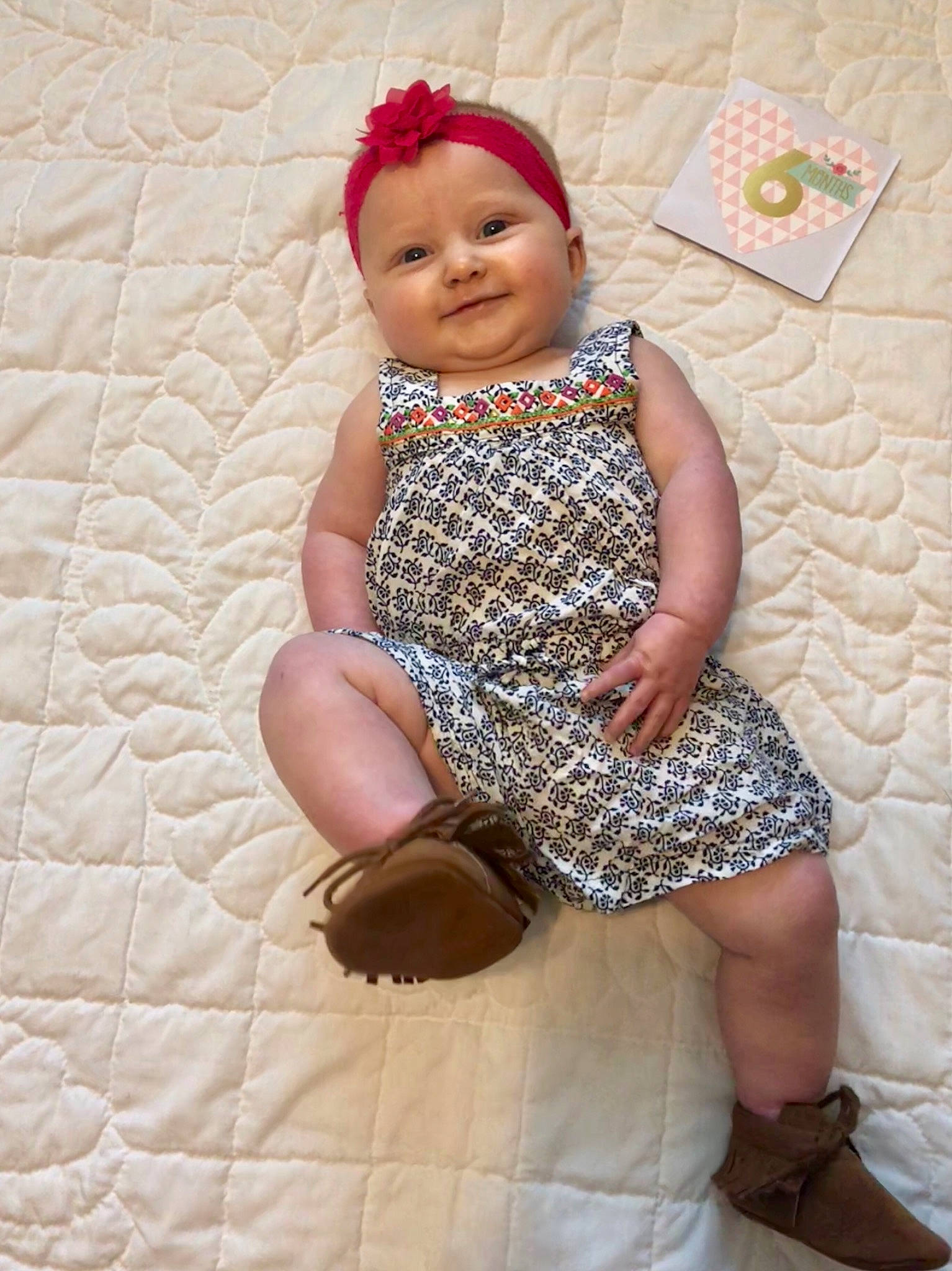 Austyn is registered to the contest to win money with this photo: baby, baby_toddler_clothing, child, person, pink, sitting, smile, toddler
