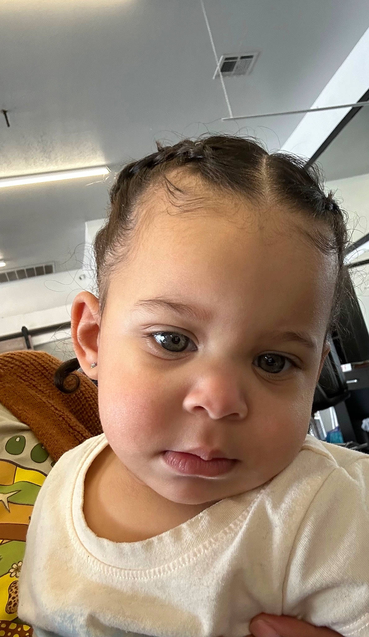 Mya joined the competition — help win amazing prizes! baby, baby_toddler_clothing, cheek, ear, eyebrow, eyelash, forehead, hairstyle, happy, iris, jaw, lip, mouth, neck, no_expression, nose, person, skin, sleeve, smile