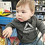 Loki joined the competition — help win amazing prizes! toddler, child, shopping_cart, hoodie, reebok, store, grocery, aisle, shelves, products, jeans, handrail, blue_seat, indoor, casual_clothing, retail, curious, young_child, shopping, grip