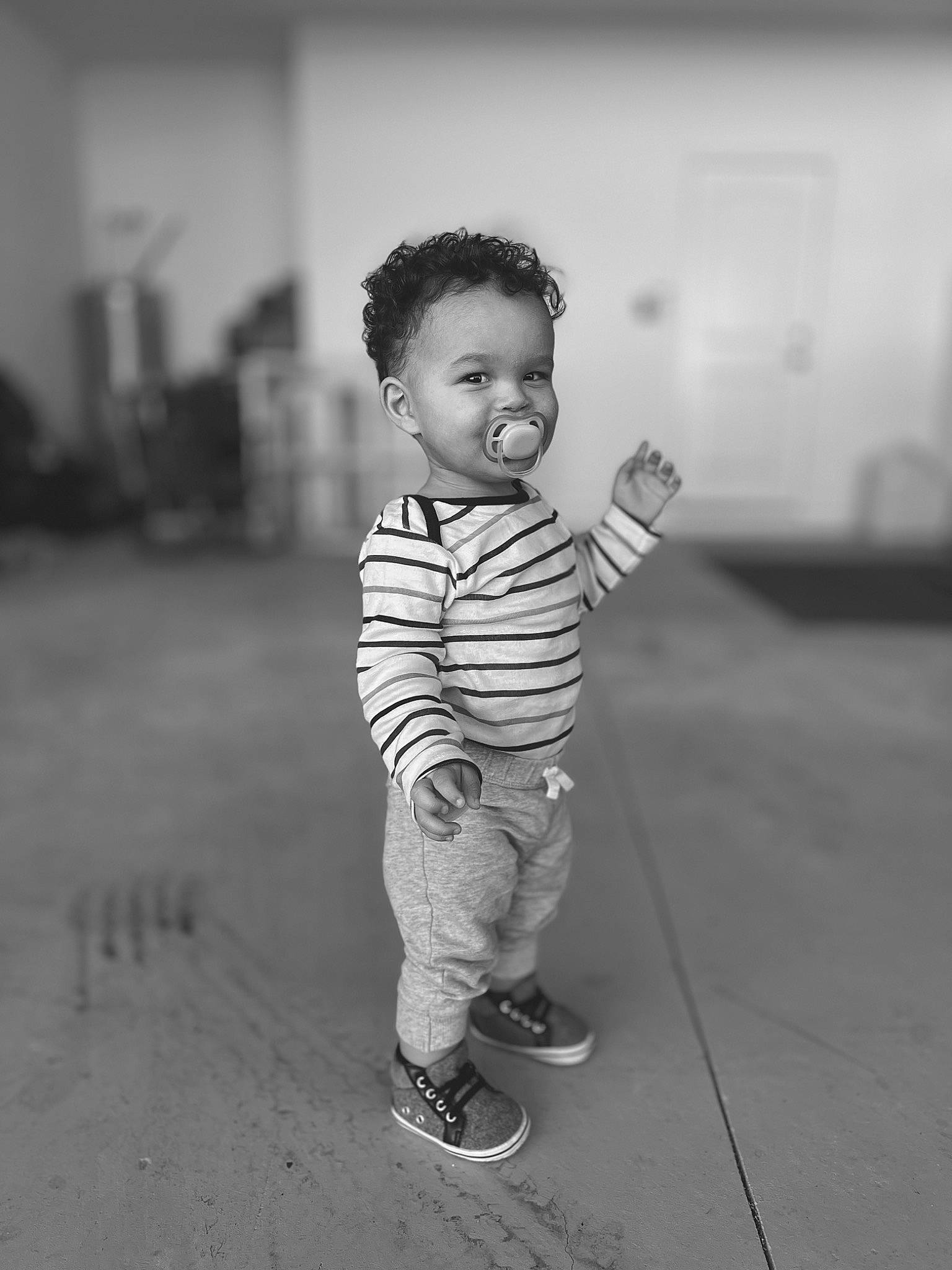 Amir joined the competition — help win amazing prizes! art, baby, black_and_white, child, flash_photography, flooring, fun, happy, monochrome, monochrome_photography, person, portrait_photography, sandal, shadow, smile, stock_photography, street, style, toddler, white