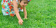 Ayat joined the competition — help win amazing prizes! toddler, child, grass, outdoor, dress, bow, water, bridge, nature, playing, greenery, summer, crawling, happy, person, young, sky, rocks, exploration, daytime