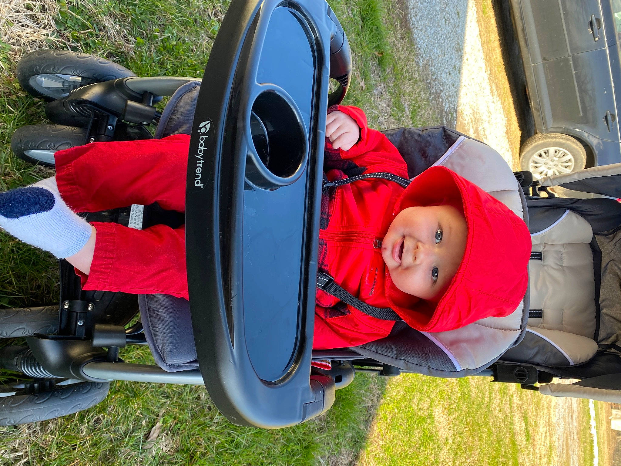 Ares joined the competition — help win amazing prizes! auto_part, automotive_design, automotive_exterior, automotive_lighting, automotive_tire, automotive_wheel_system, fender, grass, hat, headwear, leisure, motor_vehicle, person, personal_protective_equipment, plant, recreation, tire, toddler, tree, vehicle