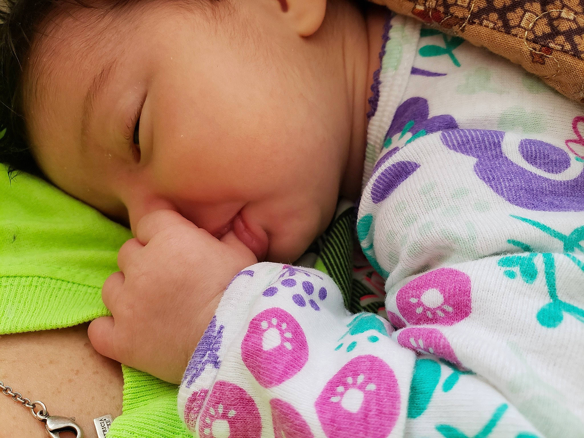 Sloane joined the competition — help win amazing prizes! baby, baby_products, baby_sleeping, bedtime, birth, cheek, child, hand, lip, nail, nap, nose, person, pink, skin, sleep, toddler