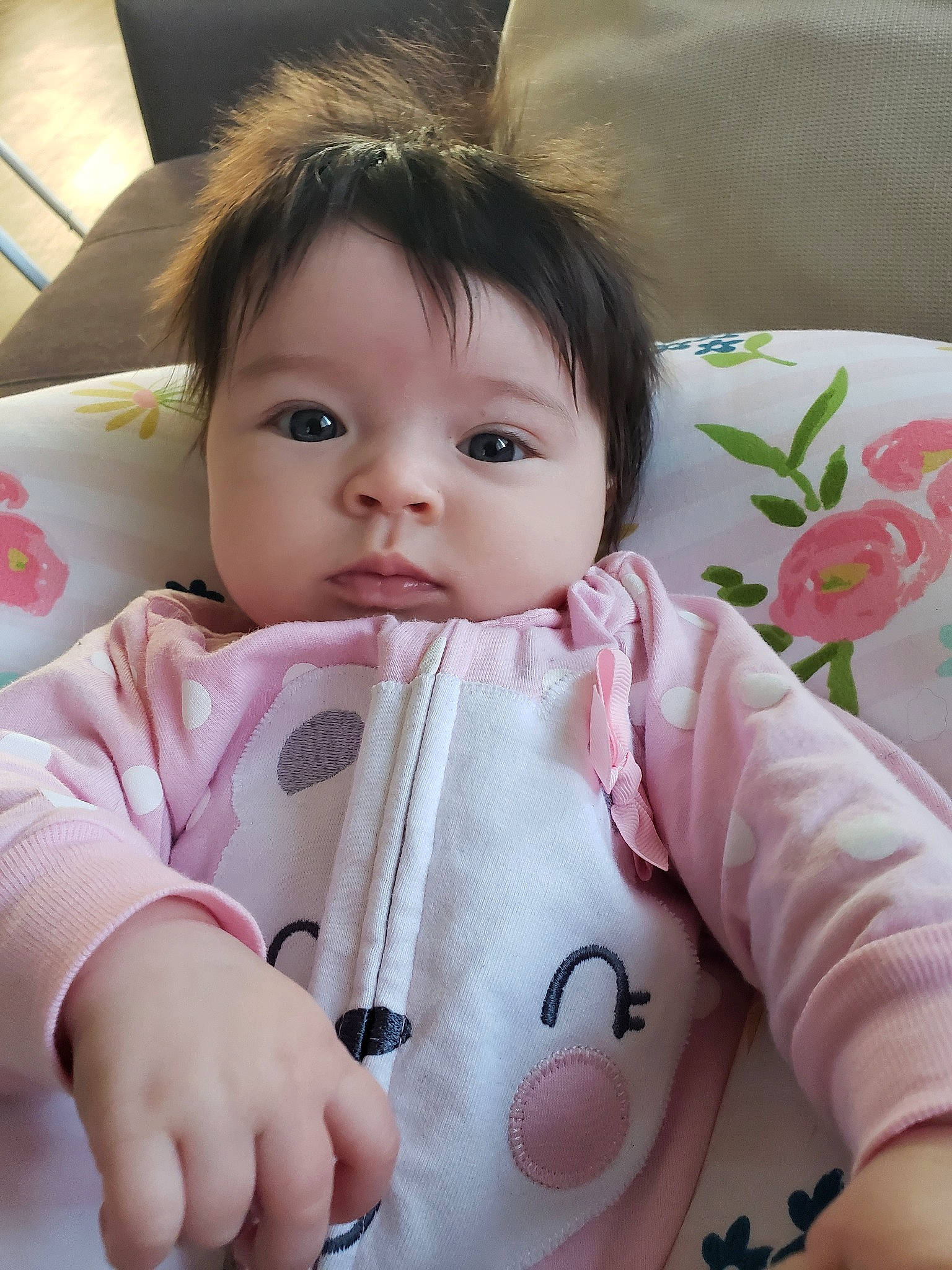 Sloane joined the competition — help win amazing prizes! baby, beauty, cheek, child, eye, finger, lip, person, pink, skin, toddler