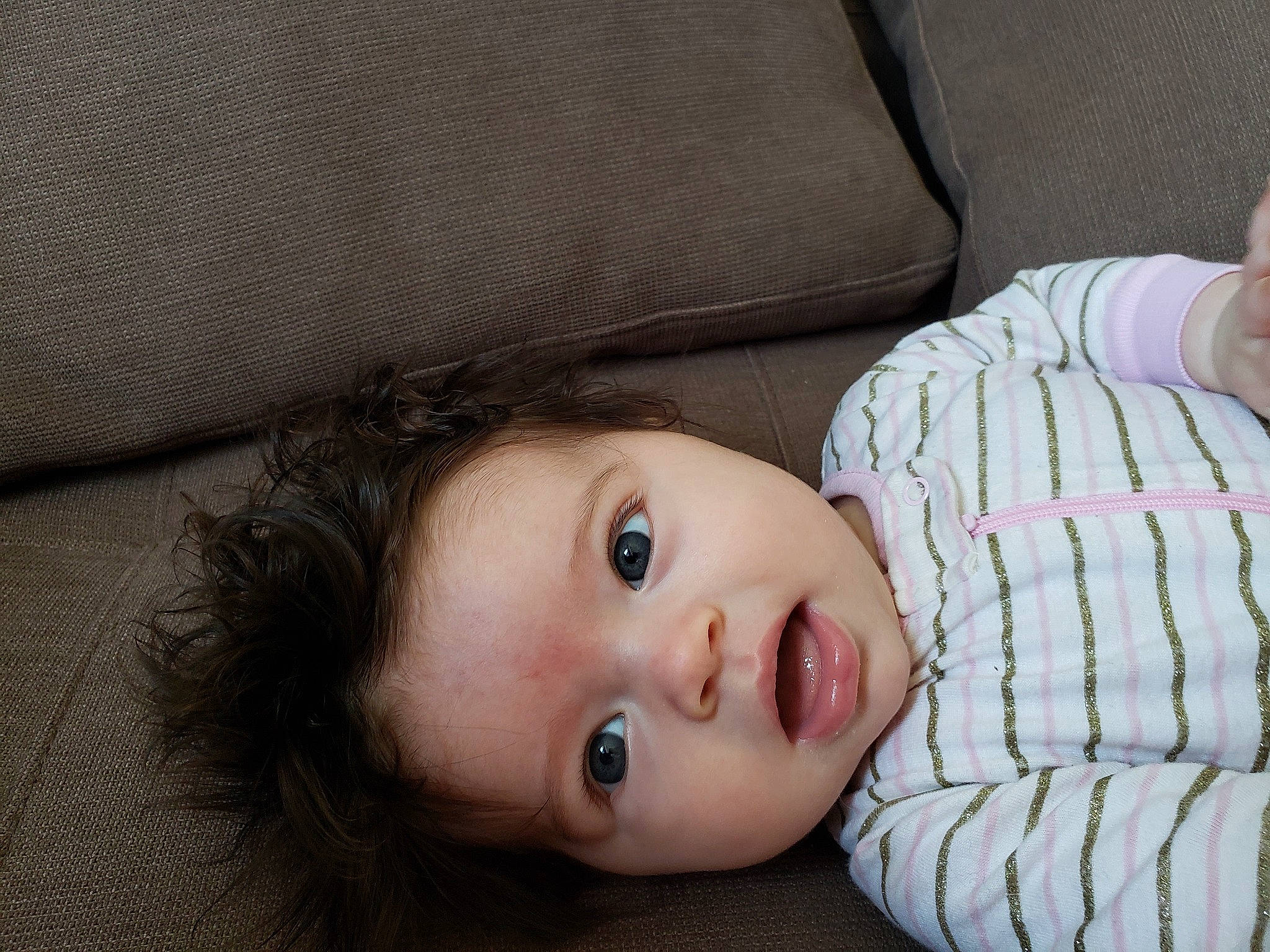 Sloane joined the competition — help win amazing prizes! baby, cheek, child, chin, eye, face, head, lip, mouth, nose, person, skin, toddler