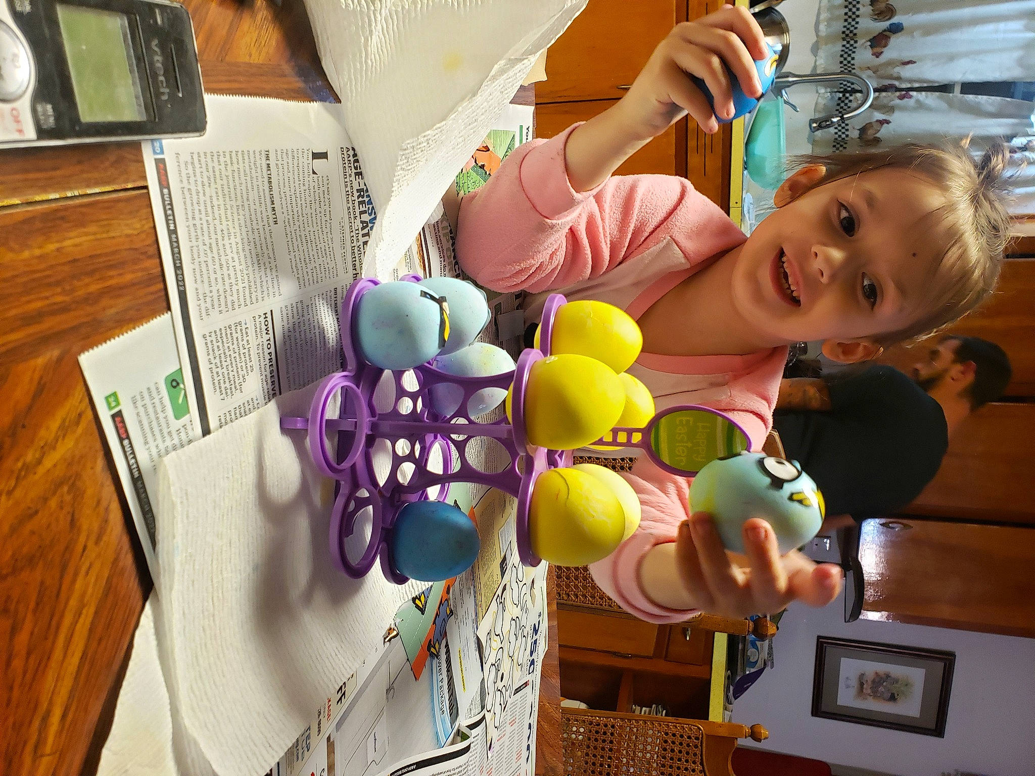 Alayna joined the competition — help win amazing prizes! art, baby, child, eyewear, finger, fun, happy, leisure, party_supply, person, play, product, purple, room, smile, table, textile, toddler, toy, visual_arts