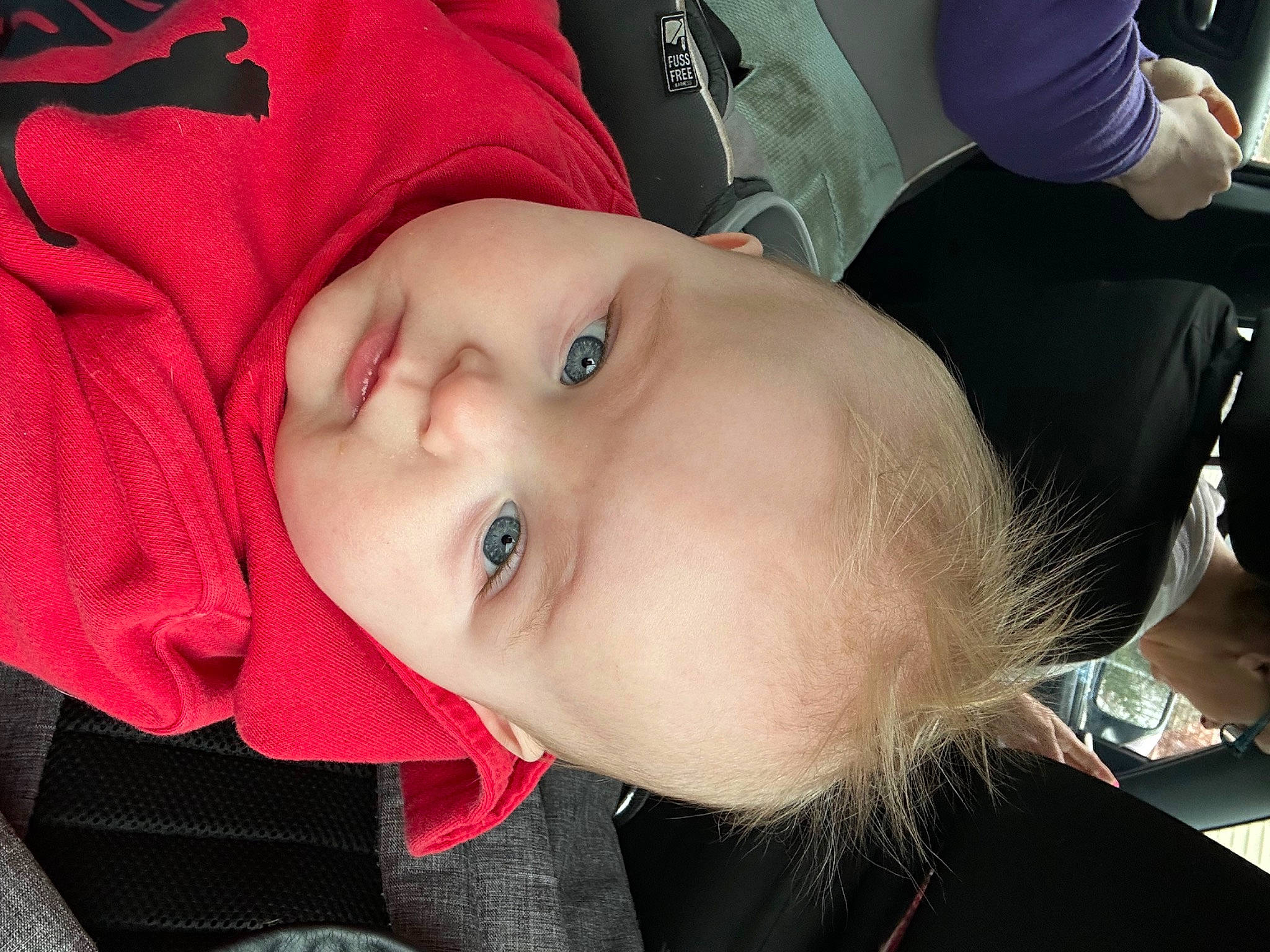 Sarah joined the competition — help win amazing prizes! baby, baby_toddler_clothing, carmine, cheek, child, chin, close_up, cool, eye, eyebrow, eyelash, hat, iris, lip, mouth, nose, person, skin, sleeve, toddler
